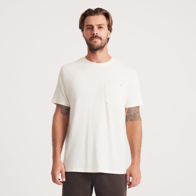 MADE TO FADE TEE - Washed Off White