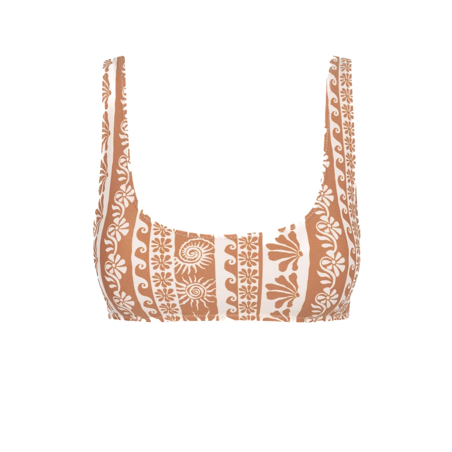 Seafarer Crop Top - Brown