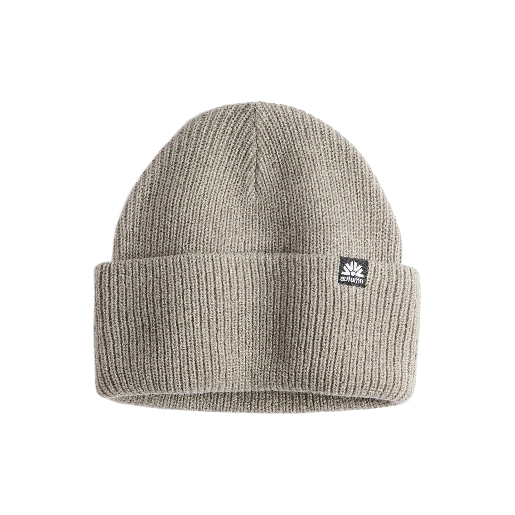 Simple Solid Beanie - Stone