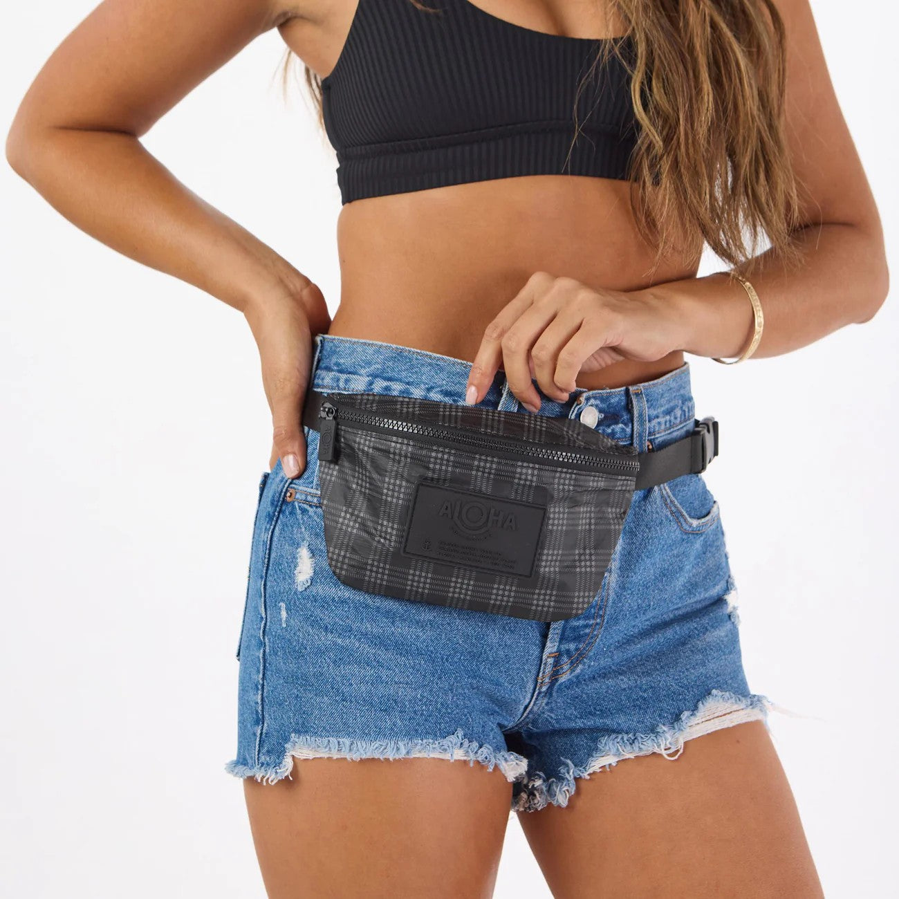 Palaka Mini Hip Pack - Charcoal/Black