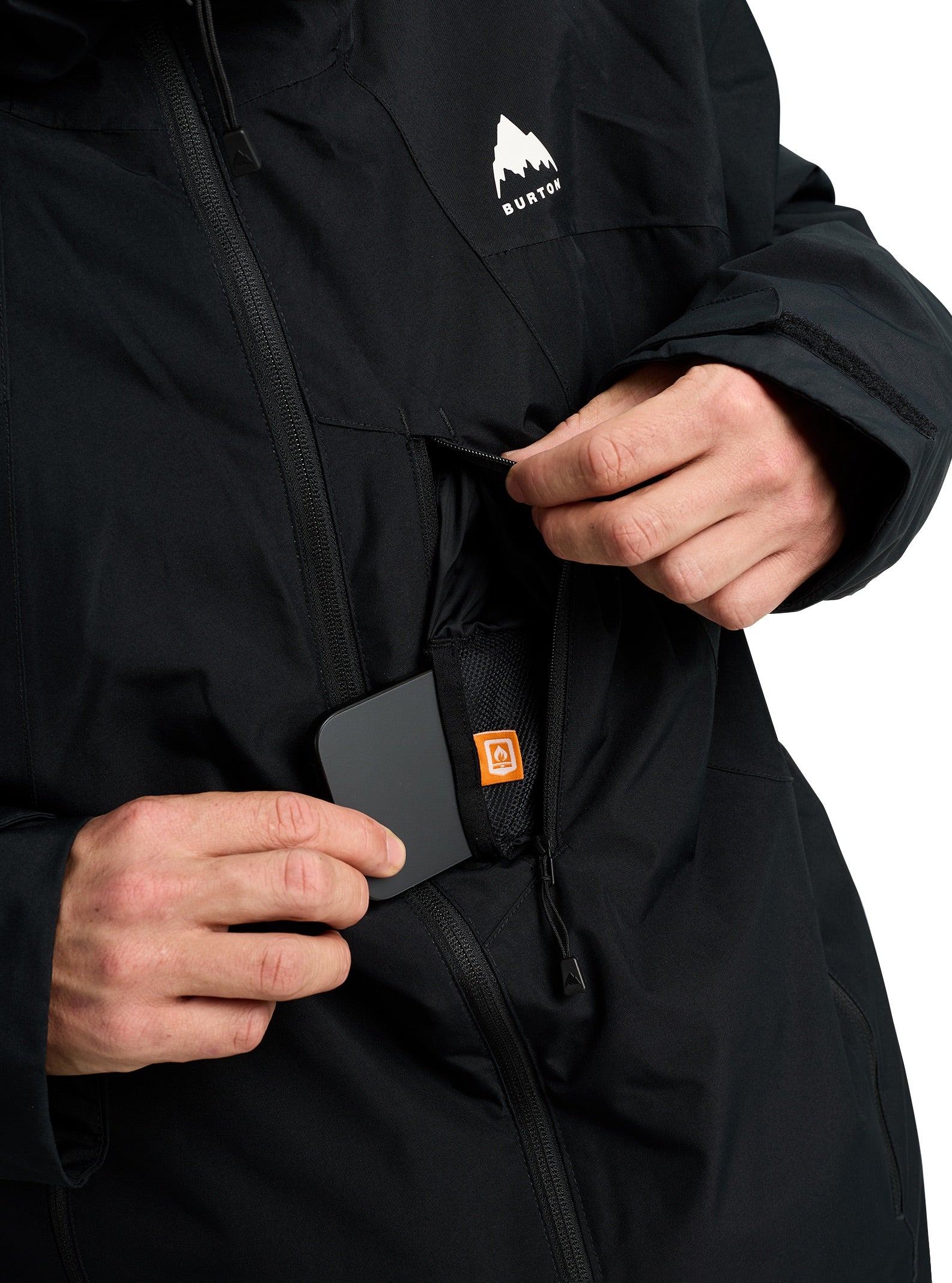 Mens Reserve 2L Jacket - True Black