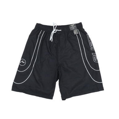 Rusty - CHARGER ELASTIC WAIST BOARDSHORT - Black