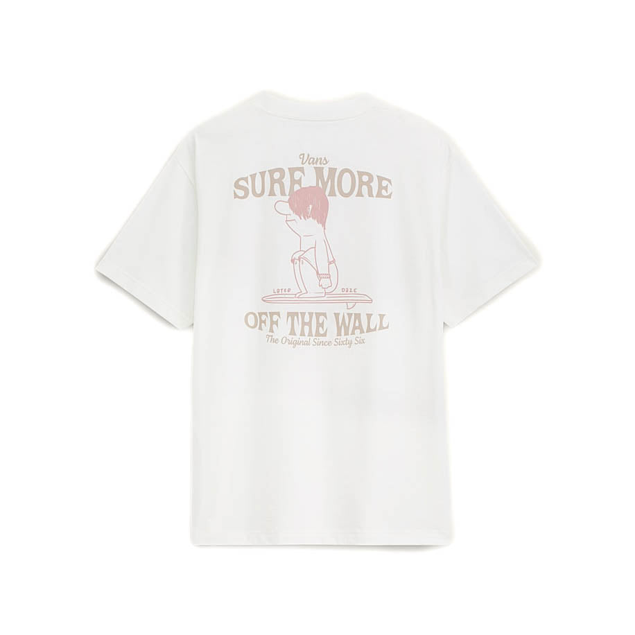 Surf More S/S Tee Mountain Essentials - Marshmallow