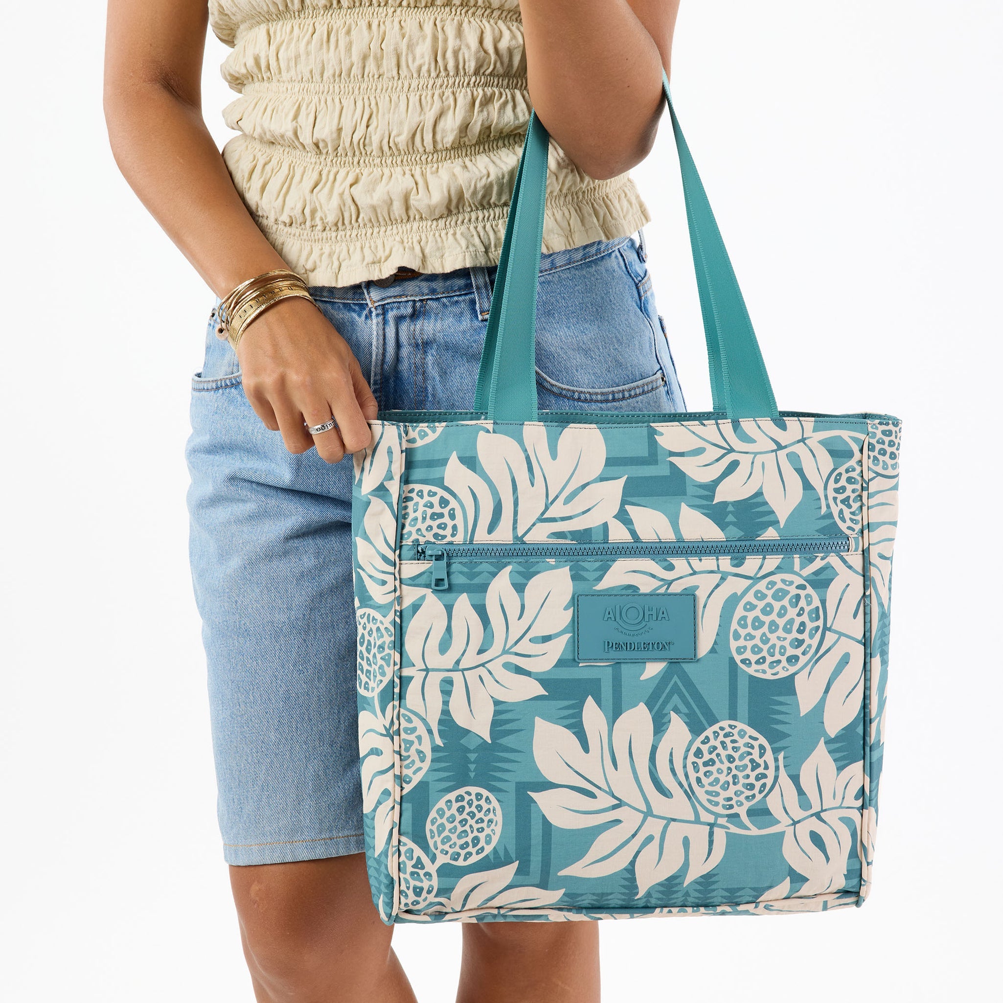 Holomua Harding Daily Tote - Sandstone/Tide