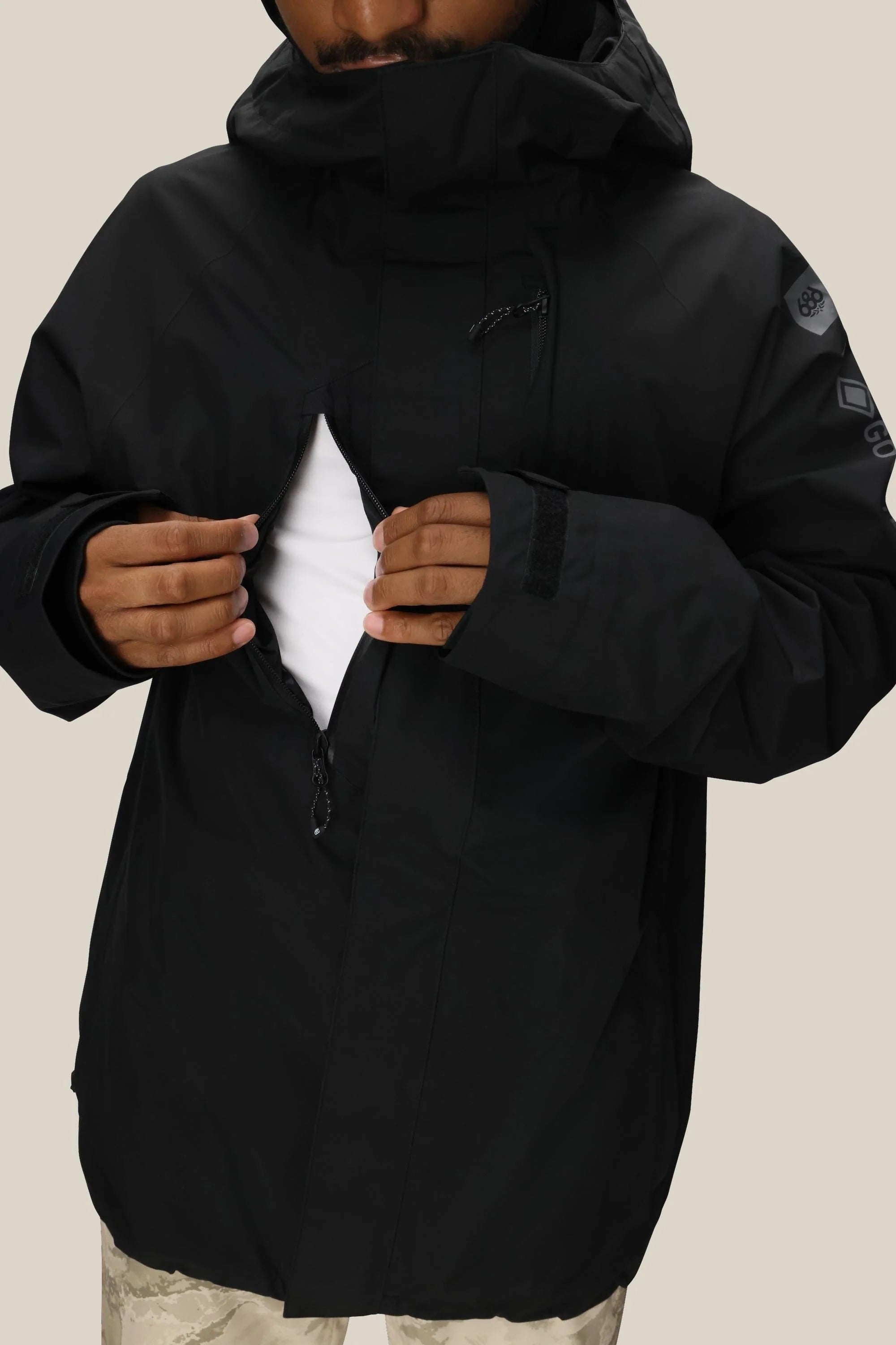 Mens Gore-Tex Core Insulated Jacket - Black