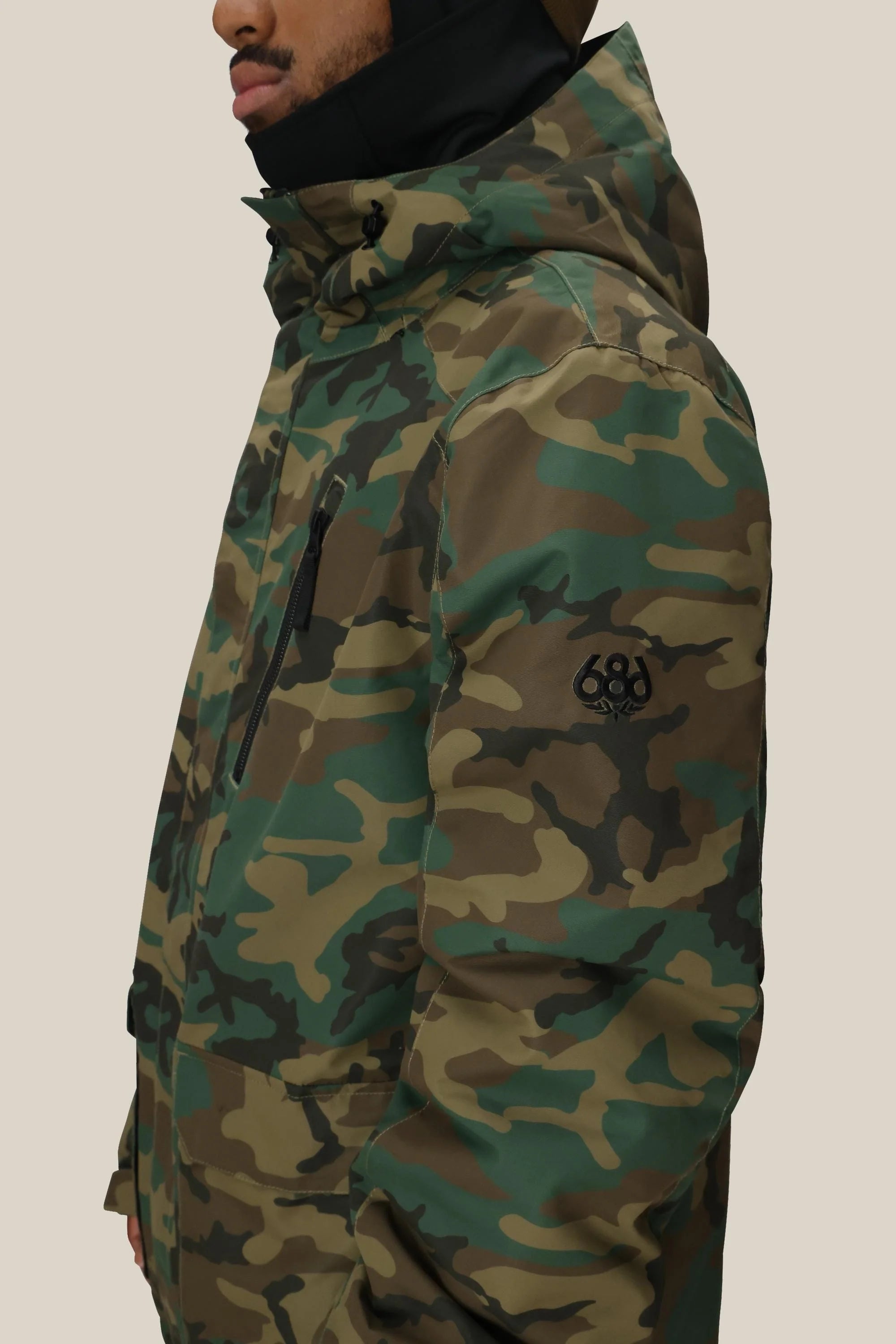 Mens Nightline Insulated Jacket, Camo