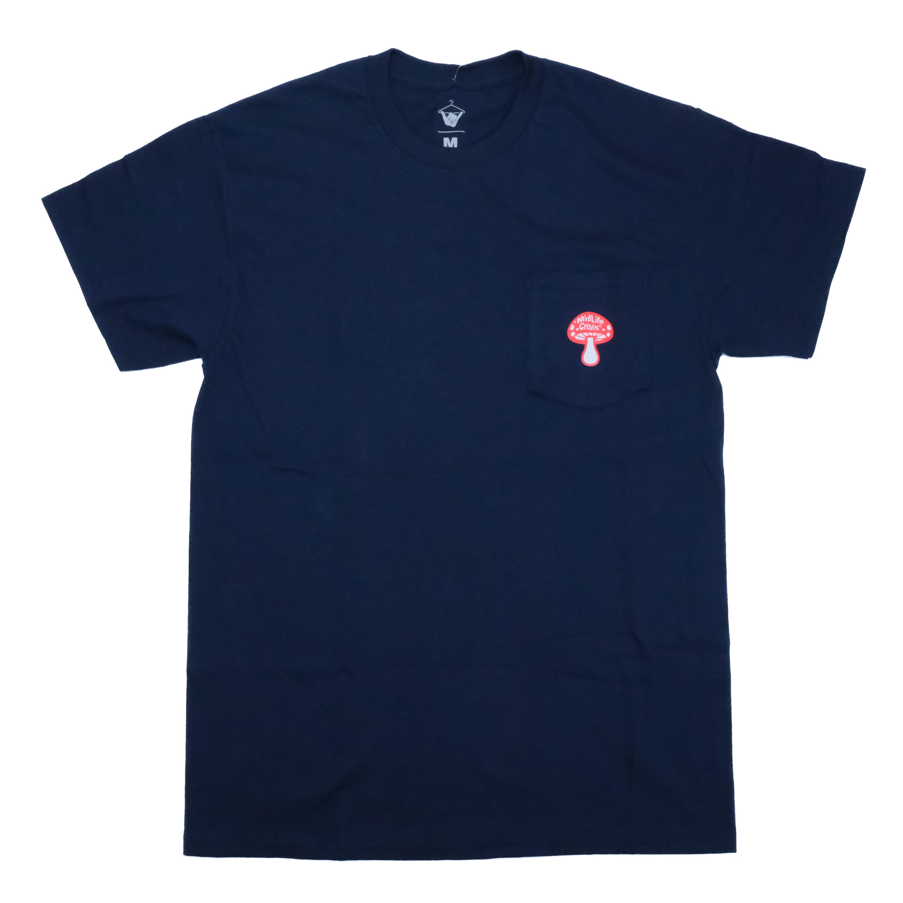 Shroomin Pocket Tee, Navy