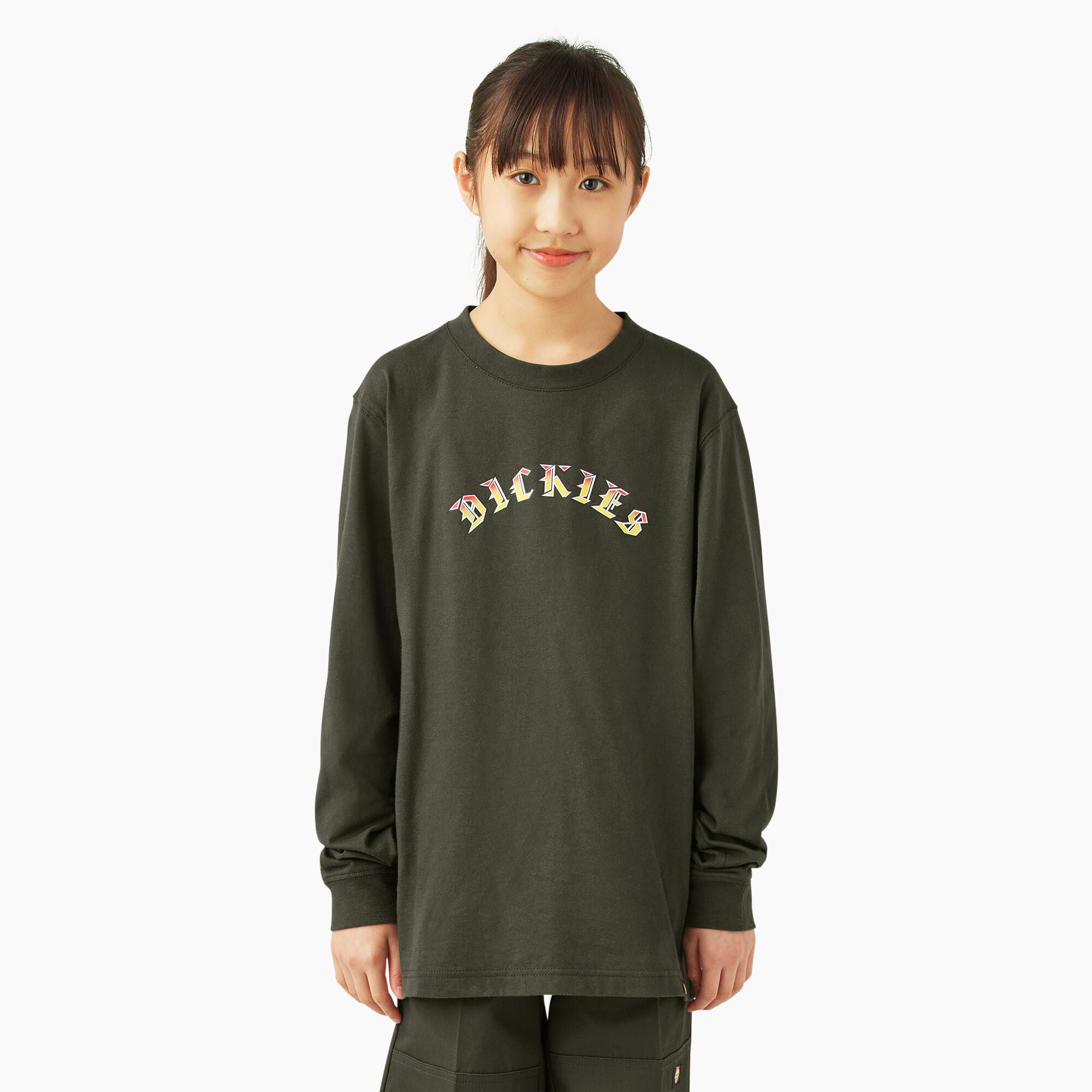 Dickies x Spitfire Kids L/S Graphic - Olive Green