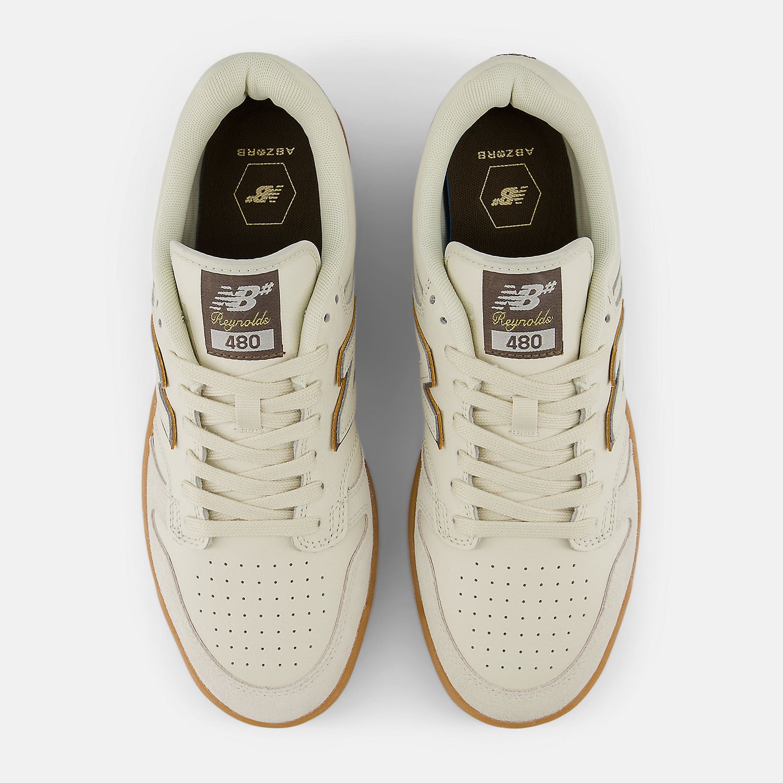 NB Numeric 480 (Reynolds) - White/Brown