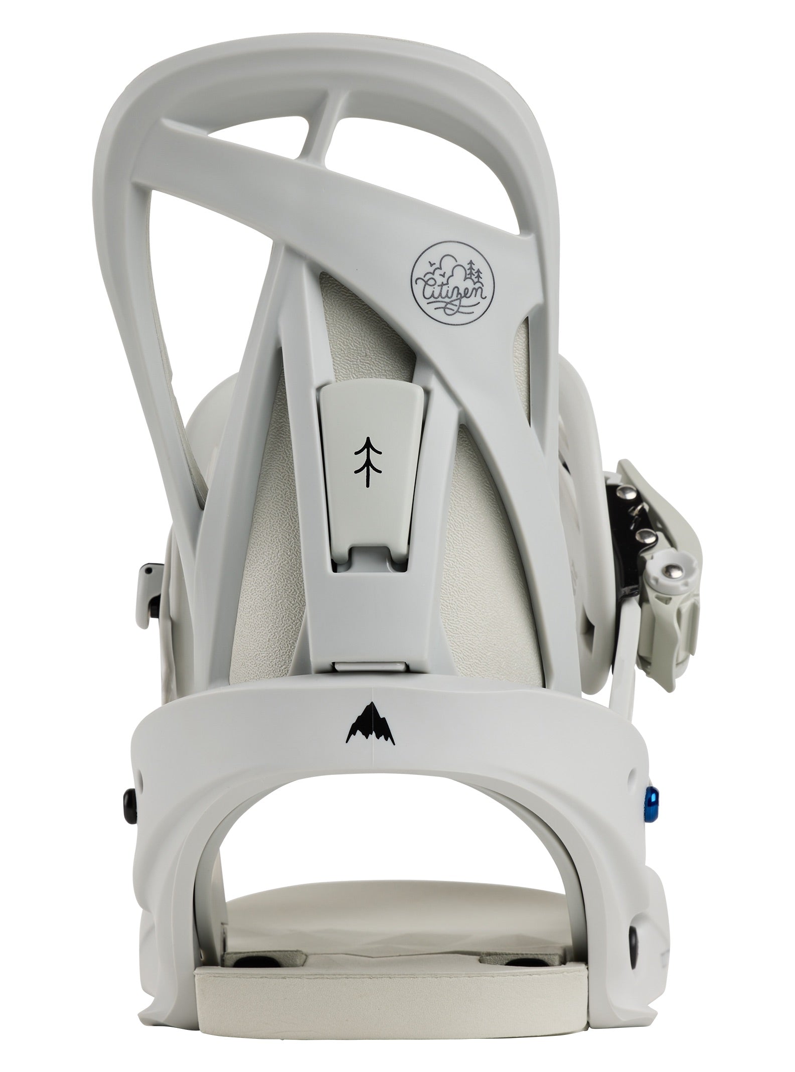 Womens Citizen Re:Flex Snowboard Bindings, Gray Cloud