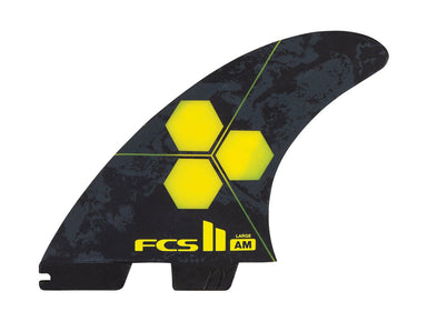 FCS/Surf Hardware - FCS II Al Merrick Tri Fins (Large) - Black / Yellow