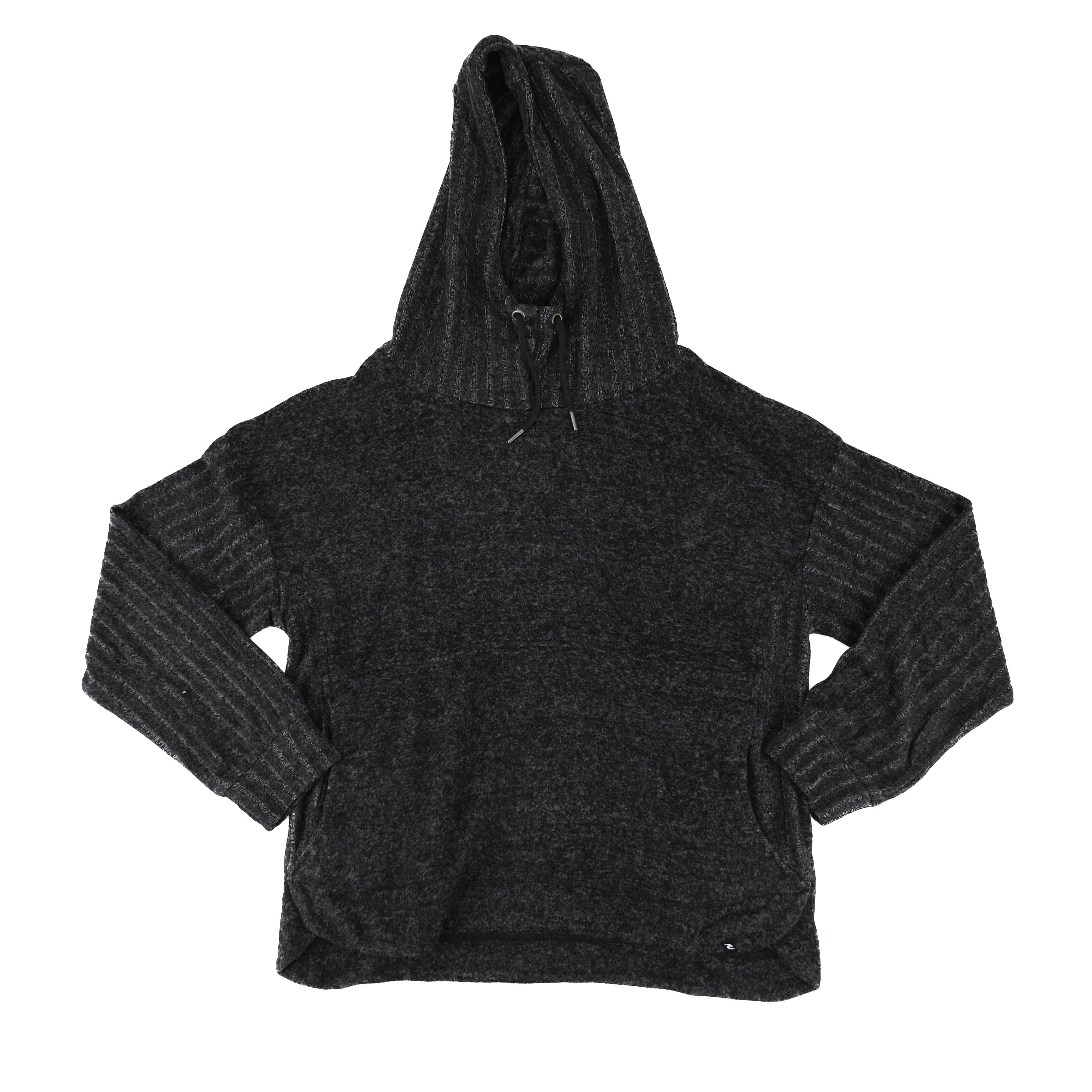 Womens Cosy Hood - Black Marle