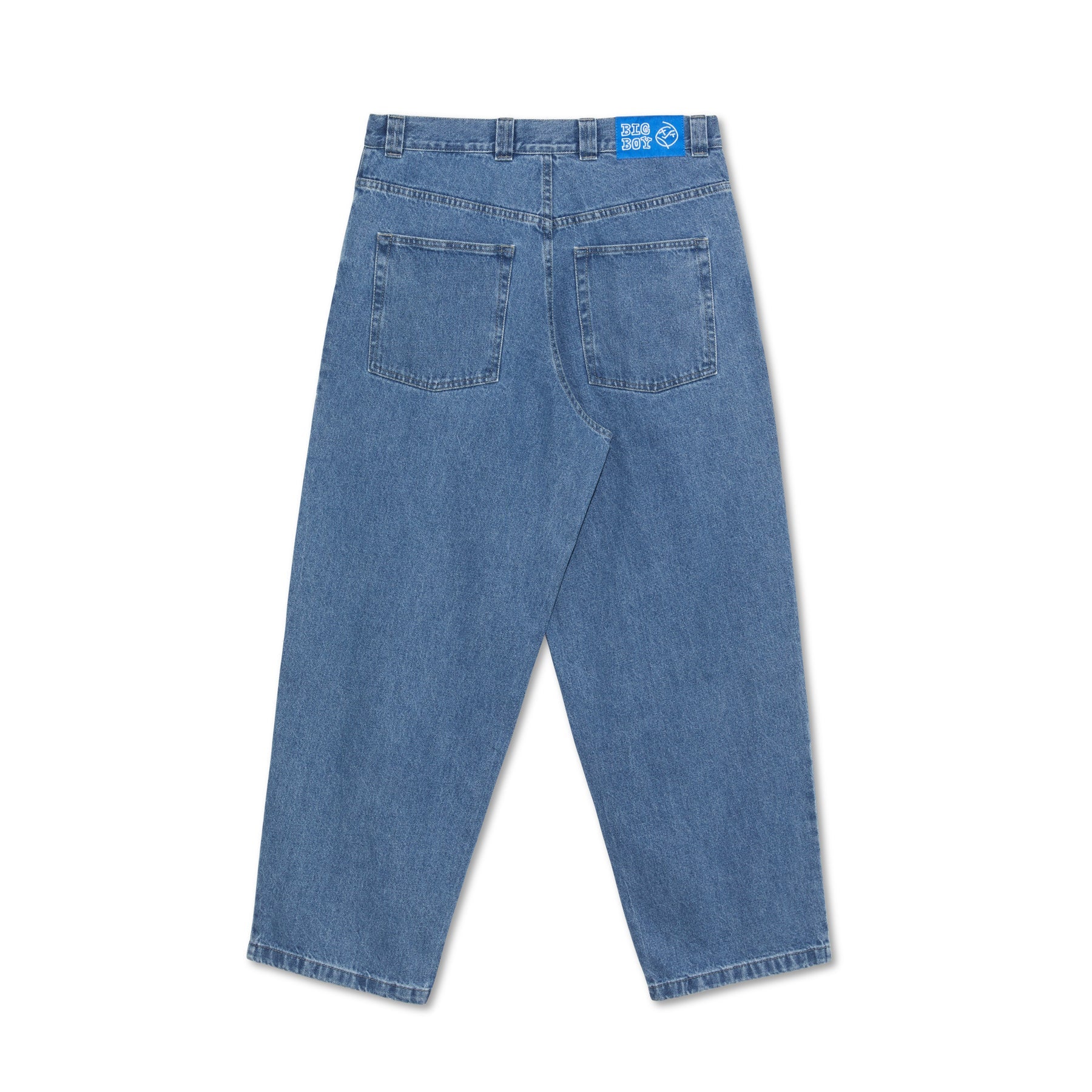 Big Boy Pants -Mid Blue