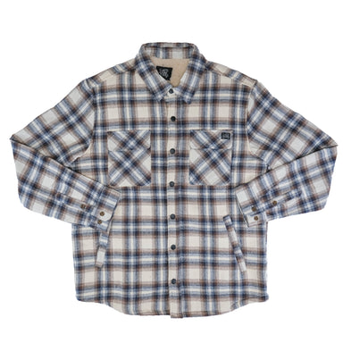 Val Surf - OG Bluebird Flannel - Off-White