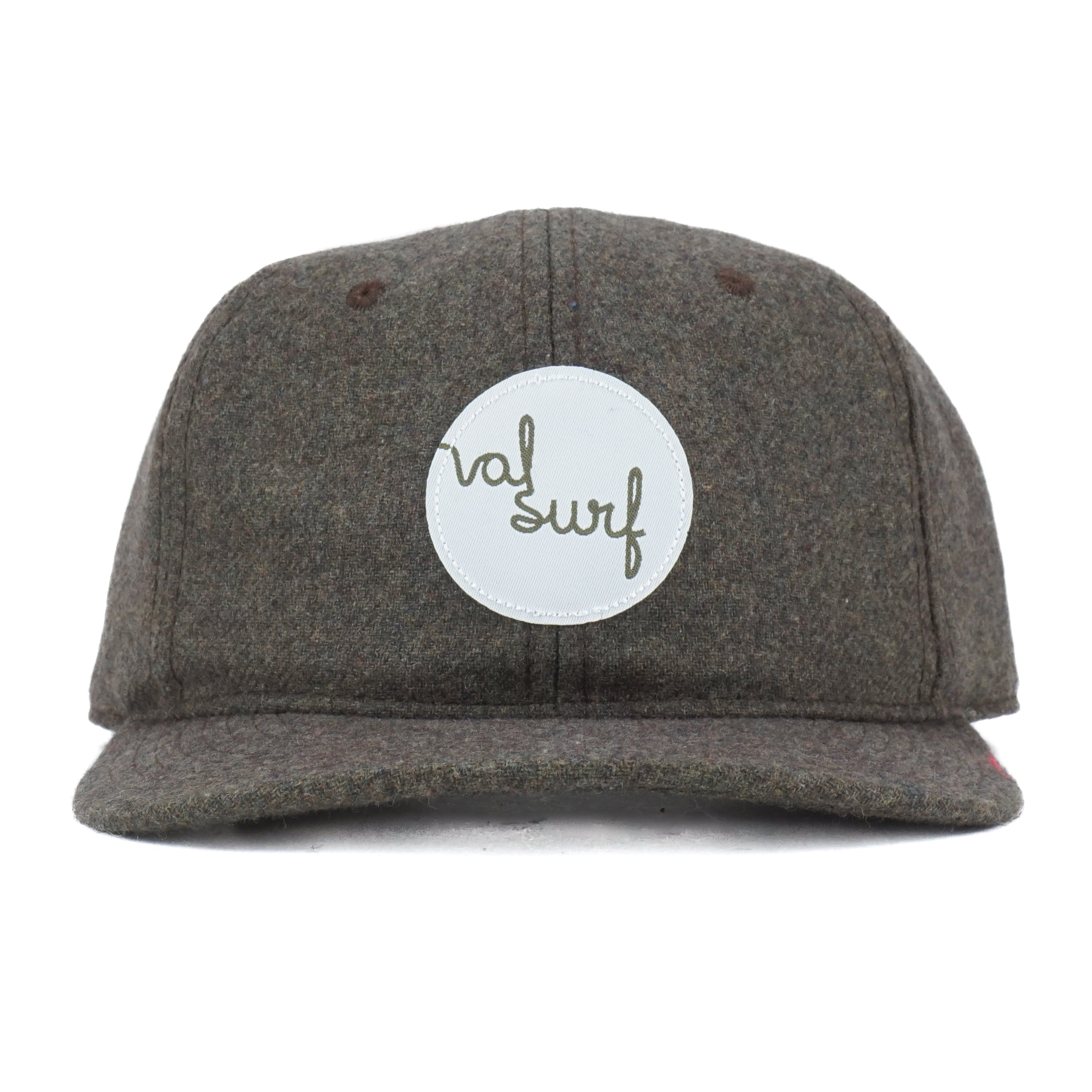 Fat Script in Circle Logo Hat - Moss