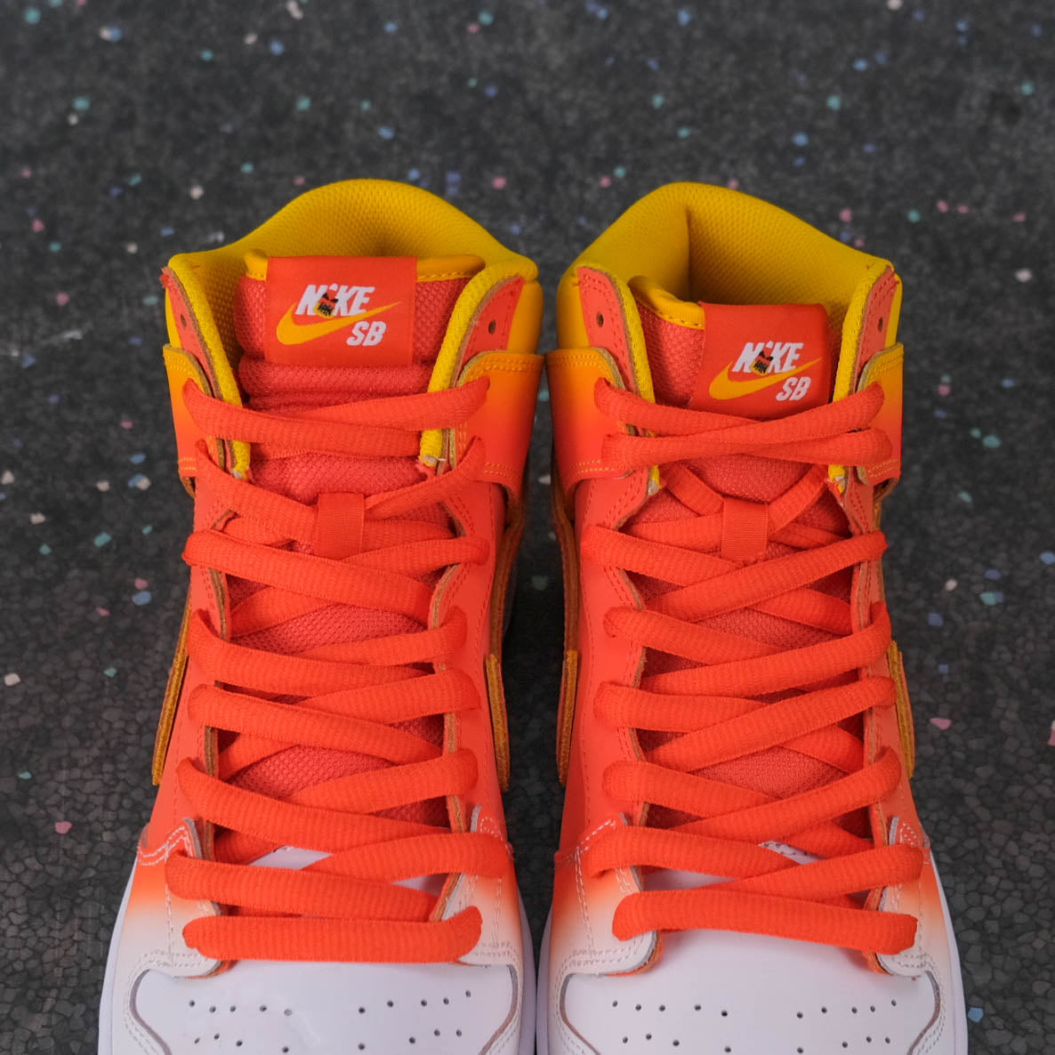 Nike SB Dunk High Pro - Amarillo/Orange/White-Black