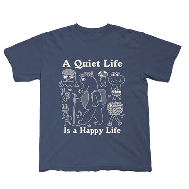 The Quiet Life - Happy Life S/S Tee - Navy