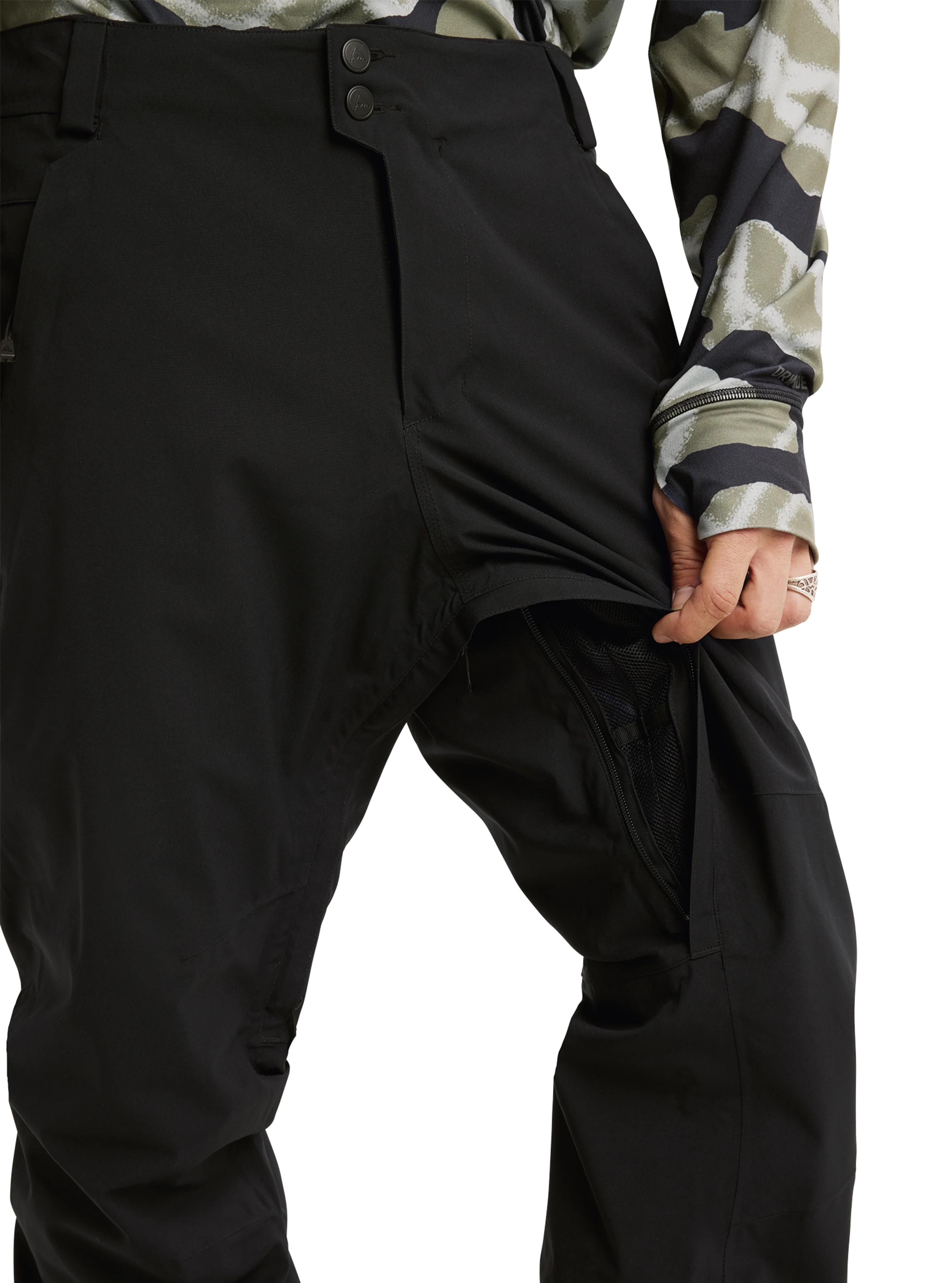 Mens Reserve 2L Stretch Pants - True Black