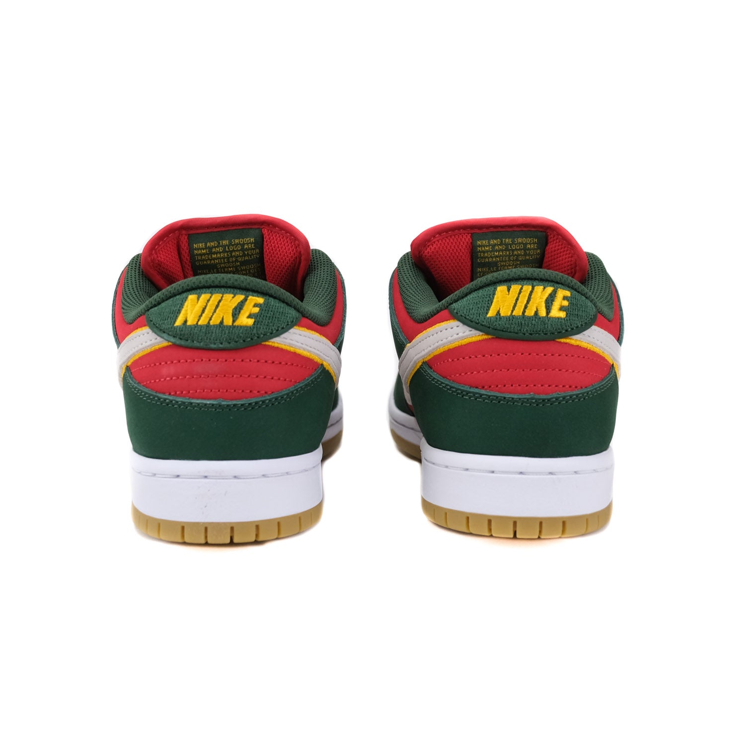 Nike SB Dunk Low Pro PRM (Sonics) - Fir/White-University Gold-Fire Red