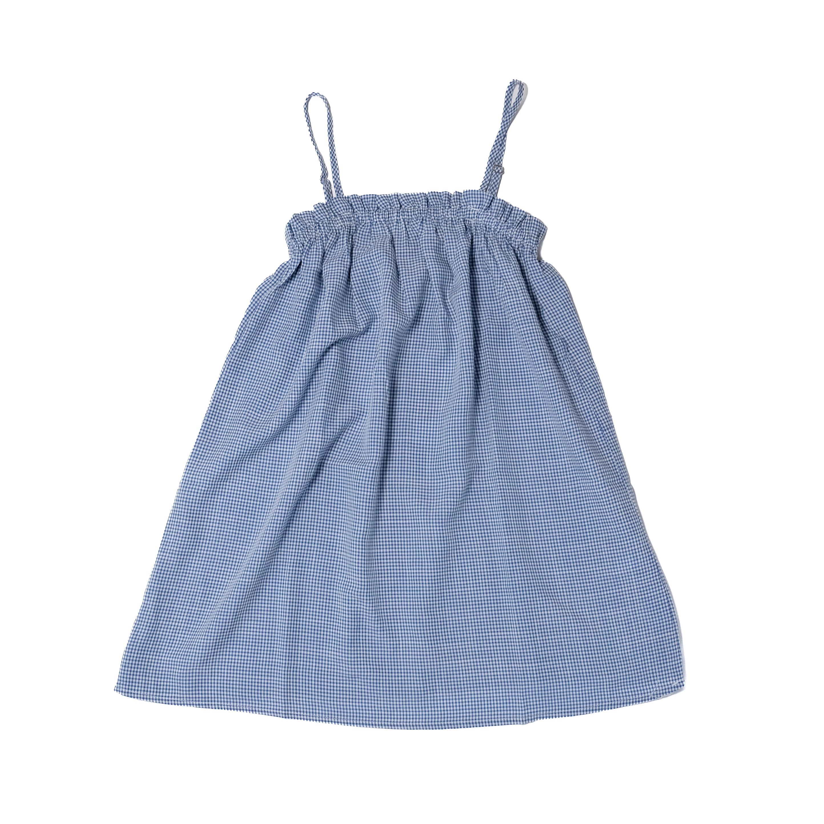 Womens Goldie Mini Dress - Blue Check