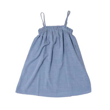 Rhythm - Womens Goldie Mini Dress - Blue Check