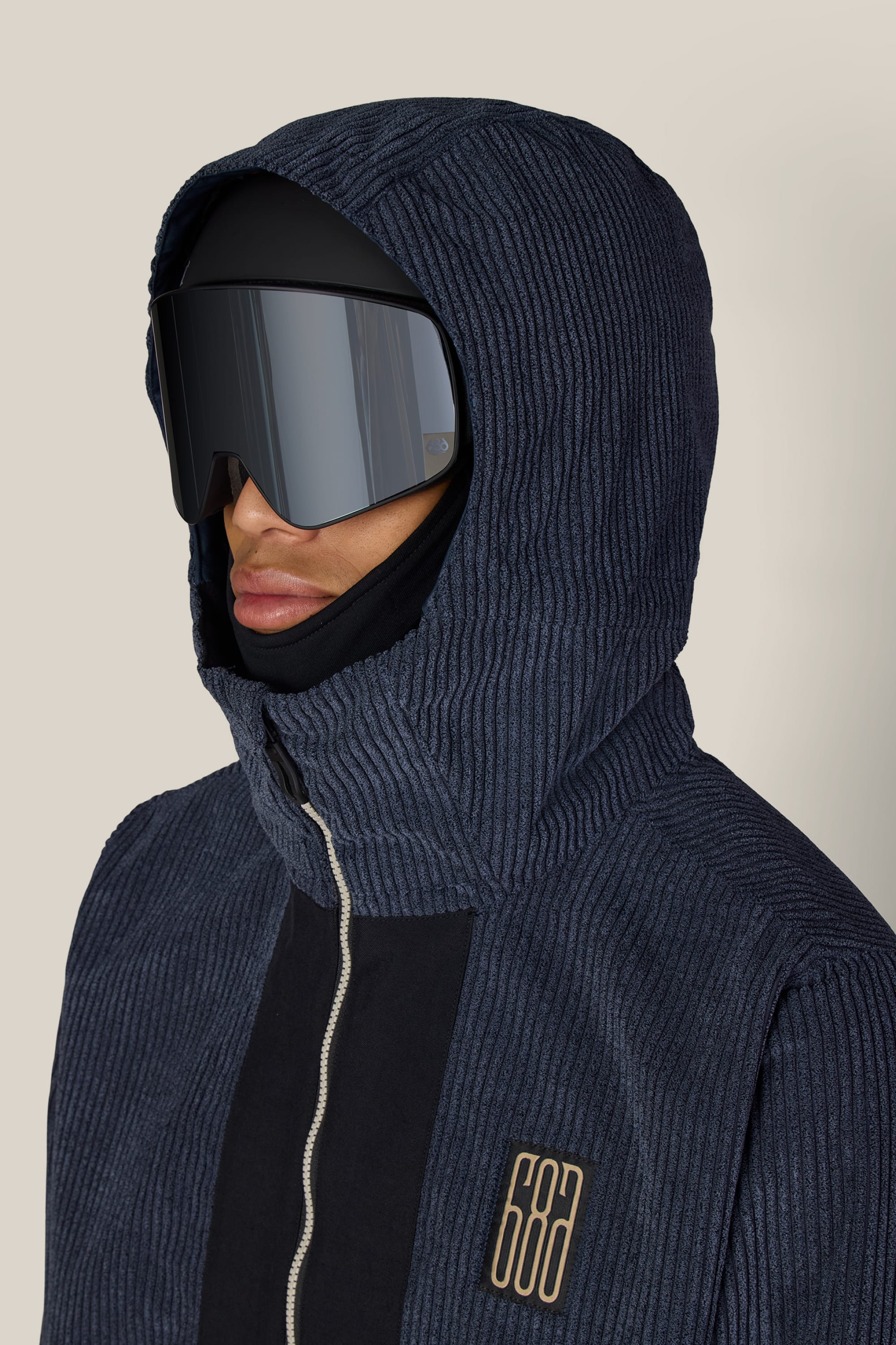 Ghost 2.5L Anorak - Navy Wide Wale Cord