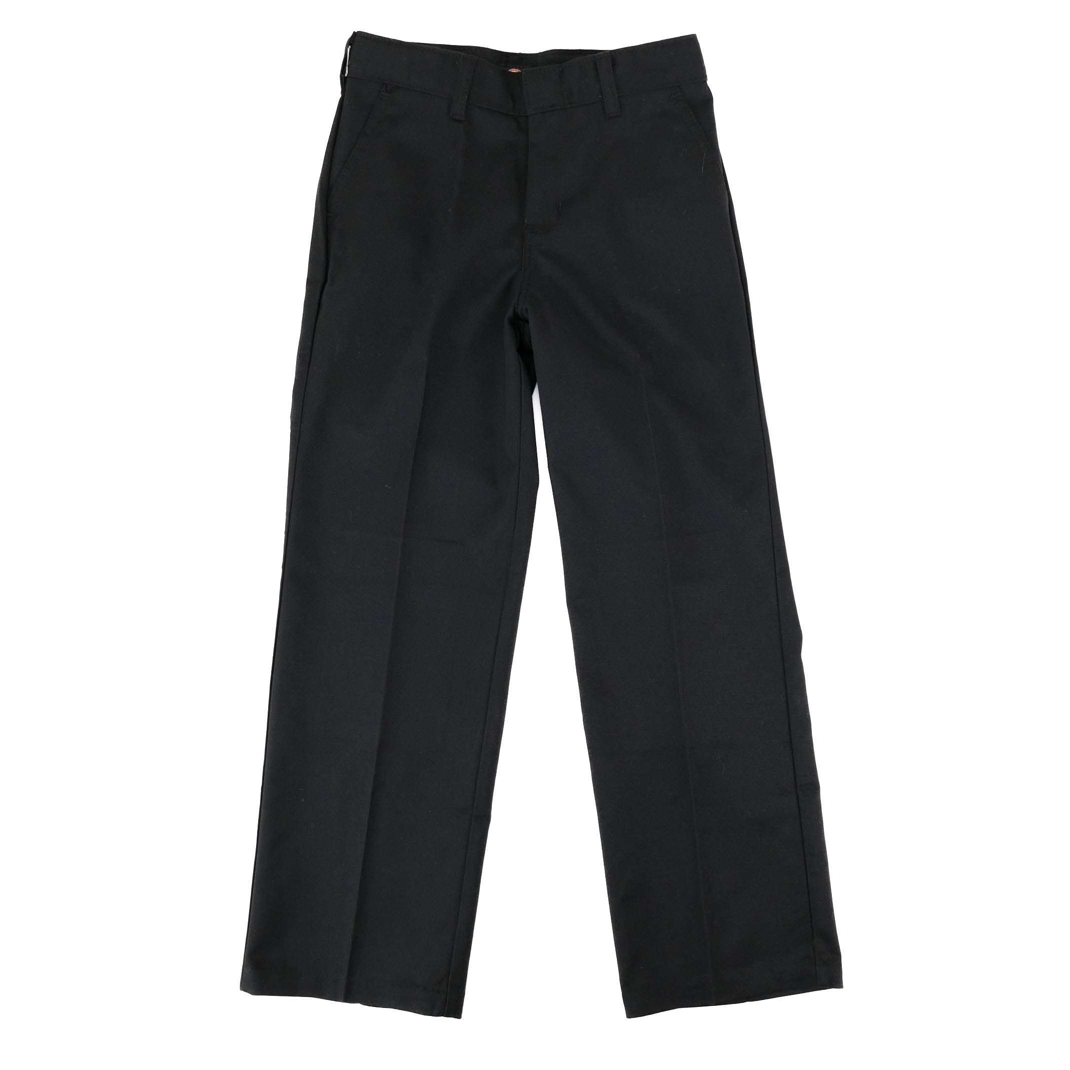 Boys Flexwaist Flat Front Pant, Black