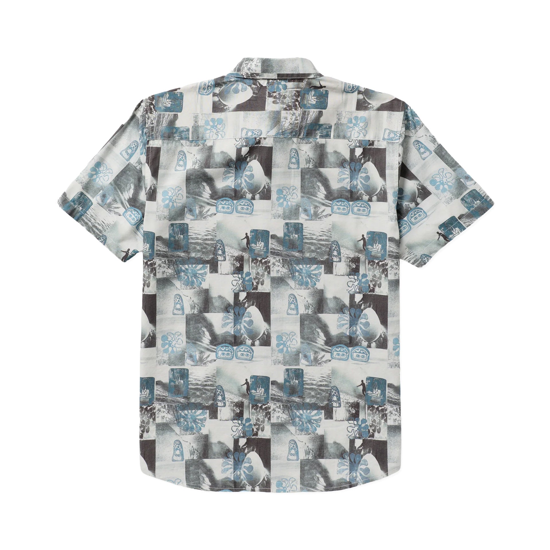 Kauai Block Print Collage Shirt - Multi