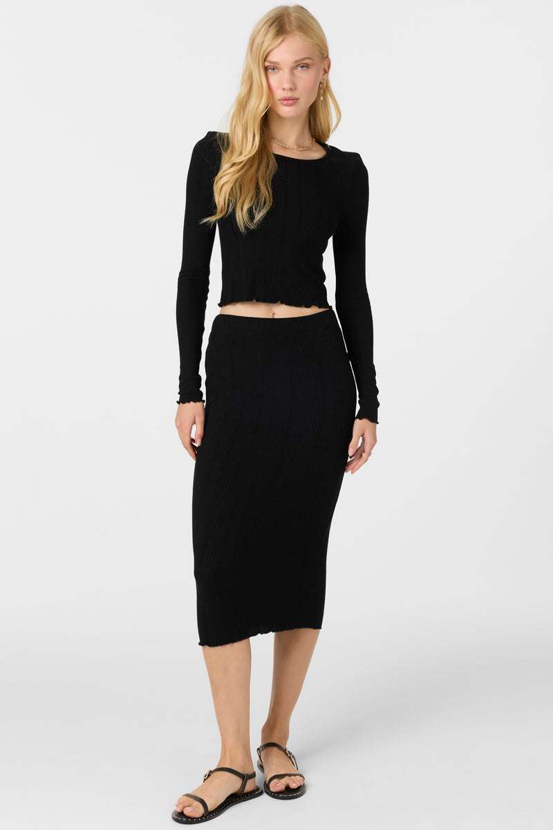 Womens Brennan Skirt - Black