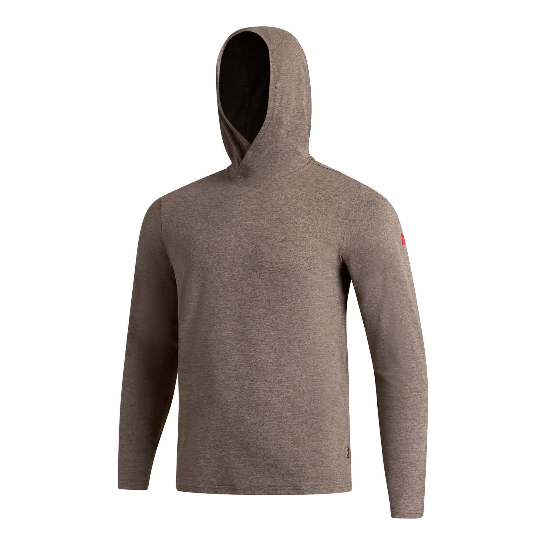 Airtex Long Sleeve Hooded Shirt - Heather Pumice