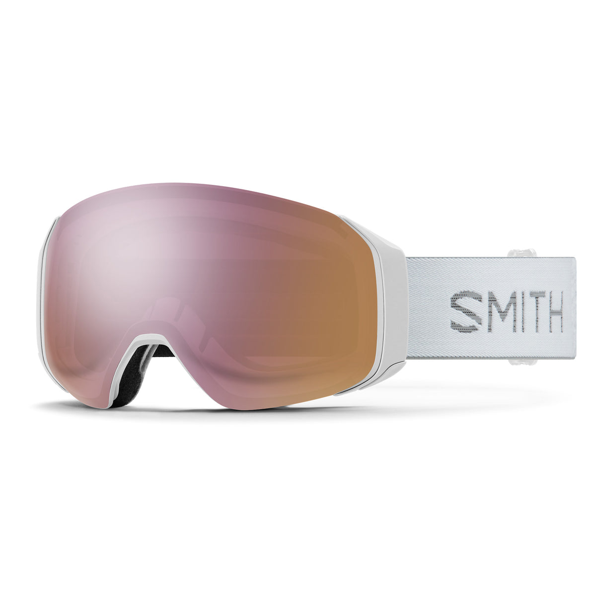 4D Mag S - White Chunky Knit - ChromaPop Everyday Rose Gold Mirror