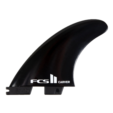 FCS/Surf Hardware - Carver Small Quad Rear Retail Fins - Black