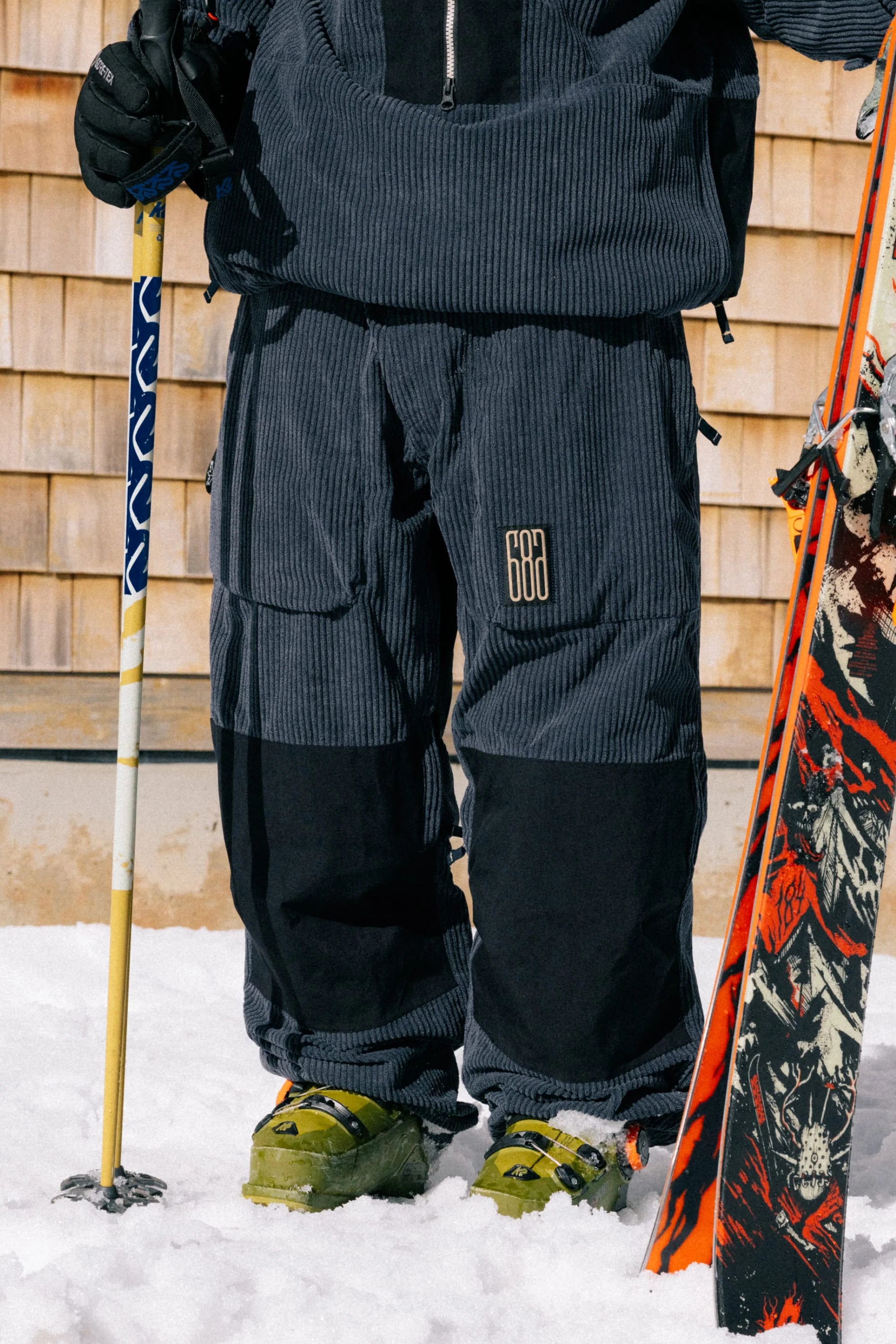 Ghost 2.5L Pant - Navy Wide Wale Cord