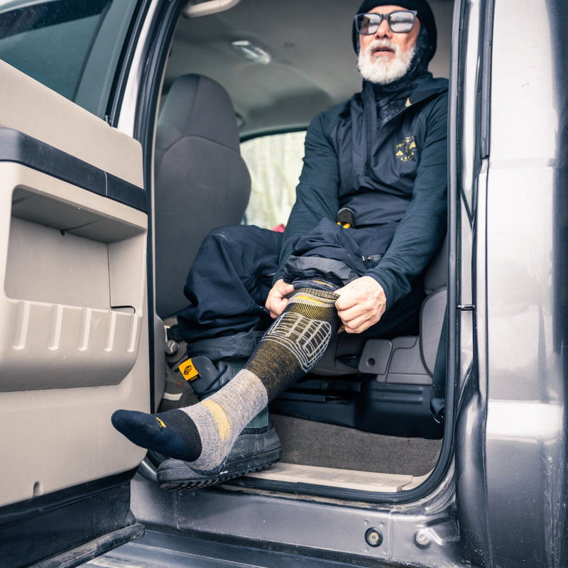 Snowboard Full Cushion Arbor OTC Socks - Black