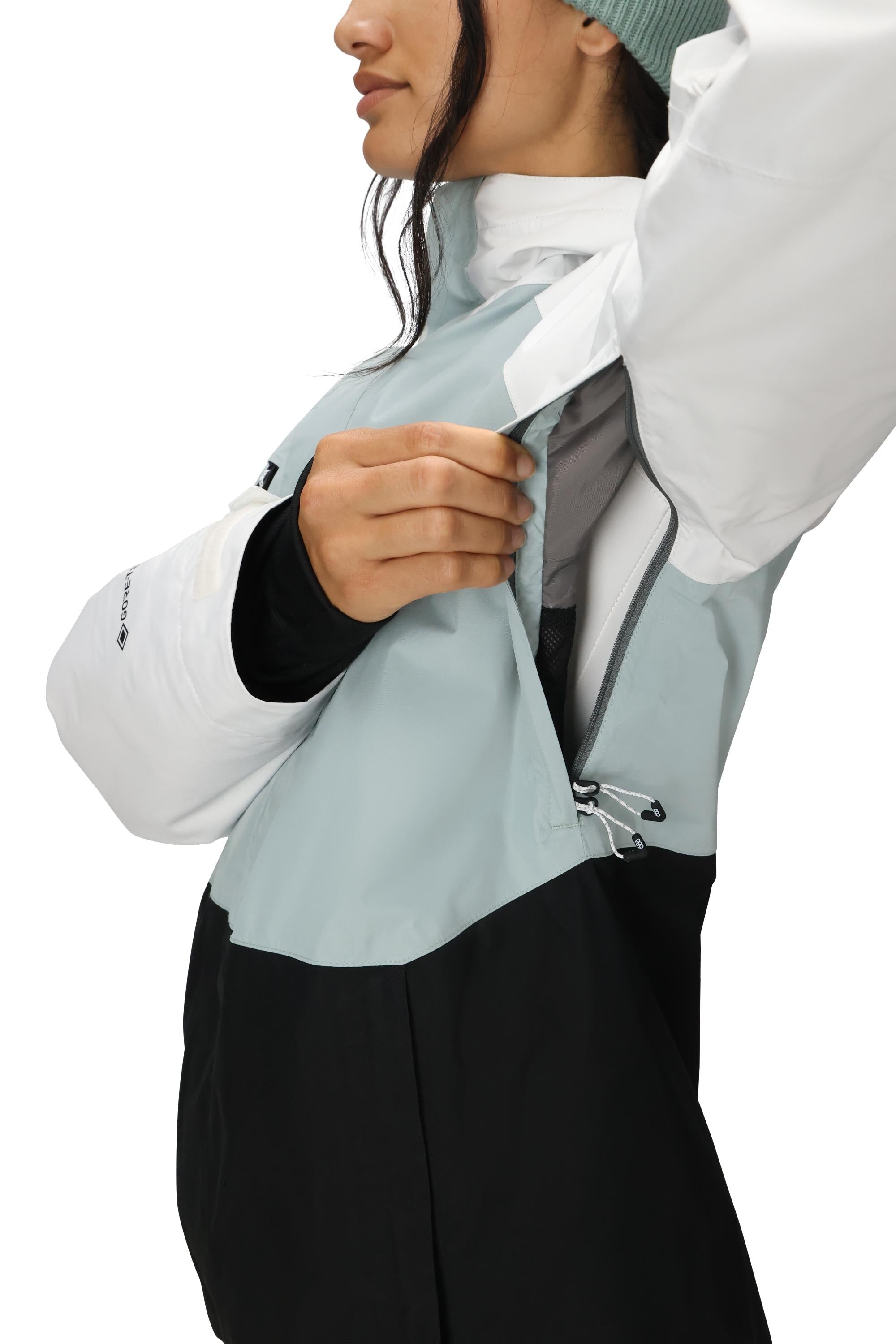 Womens Gore-Tex Willow Insulated Jacket - Dusty Marine Colorblock