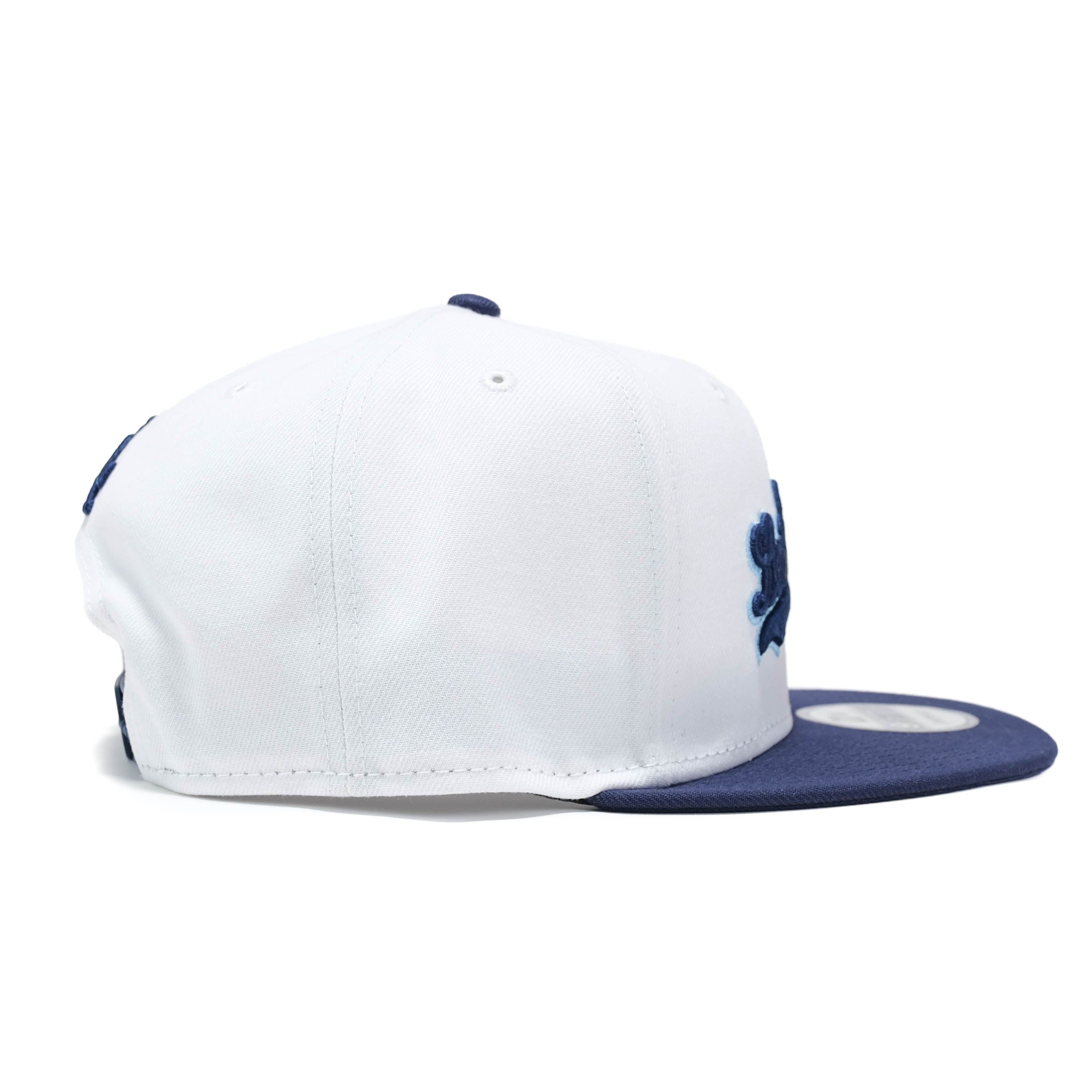 "Los Angeles" Dodgers Hat - New Era 9FIFTY Snapback Hat - White