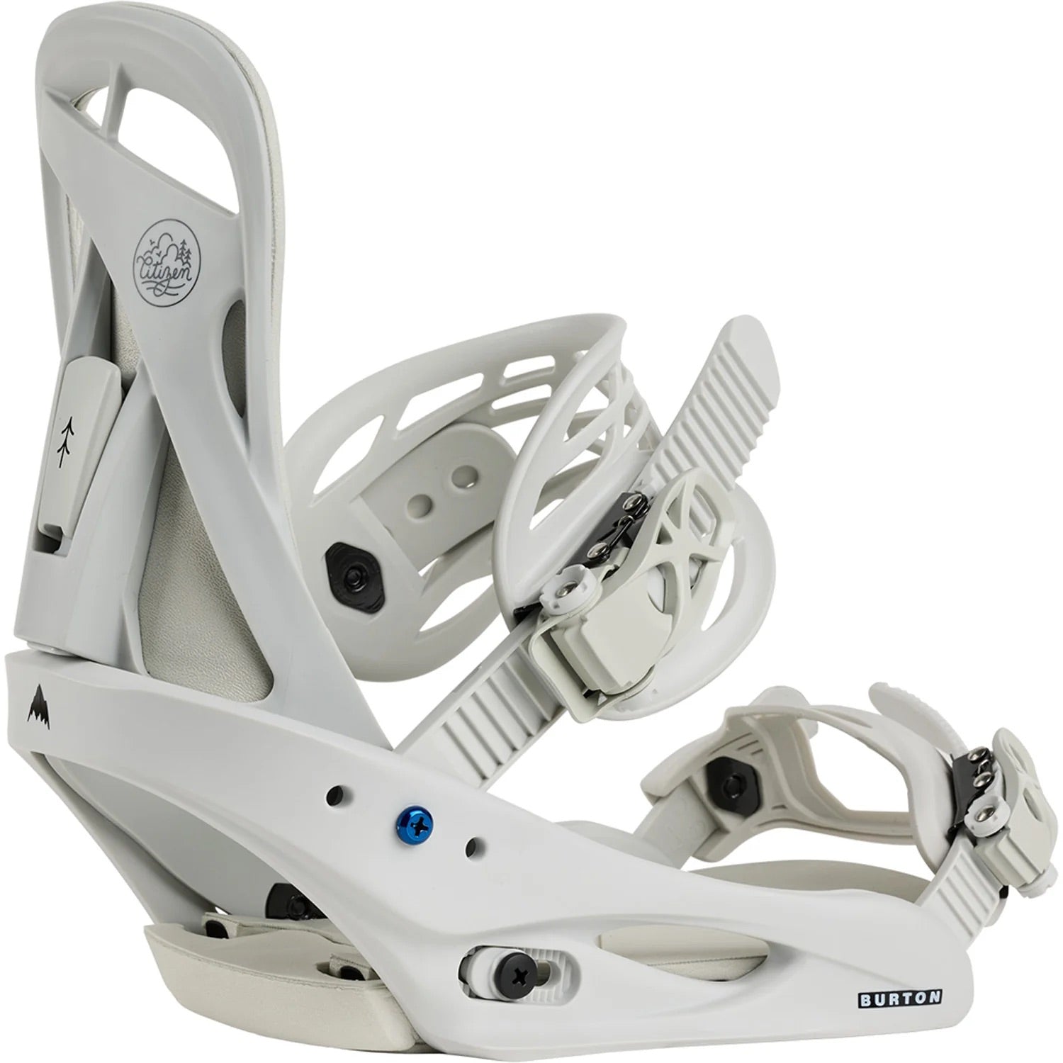 Womens Citizen Re:Flex Snowboard Bindings - Chinchilla Gray