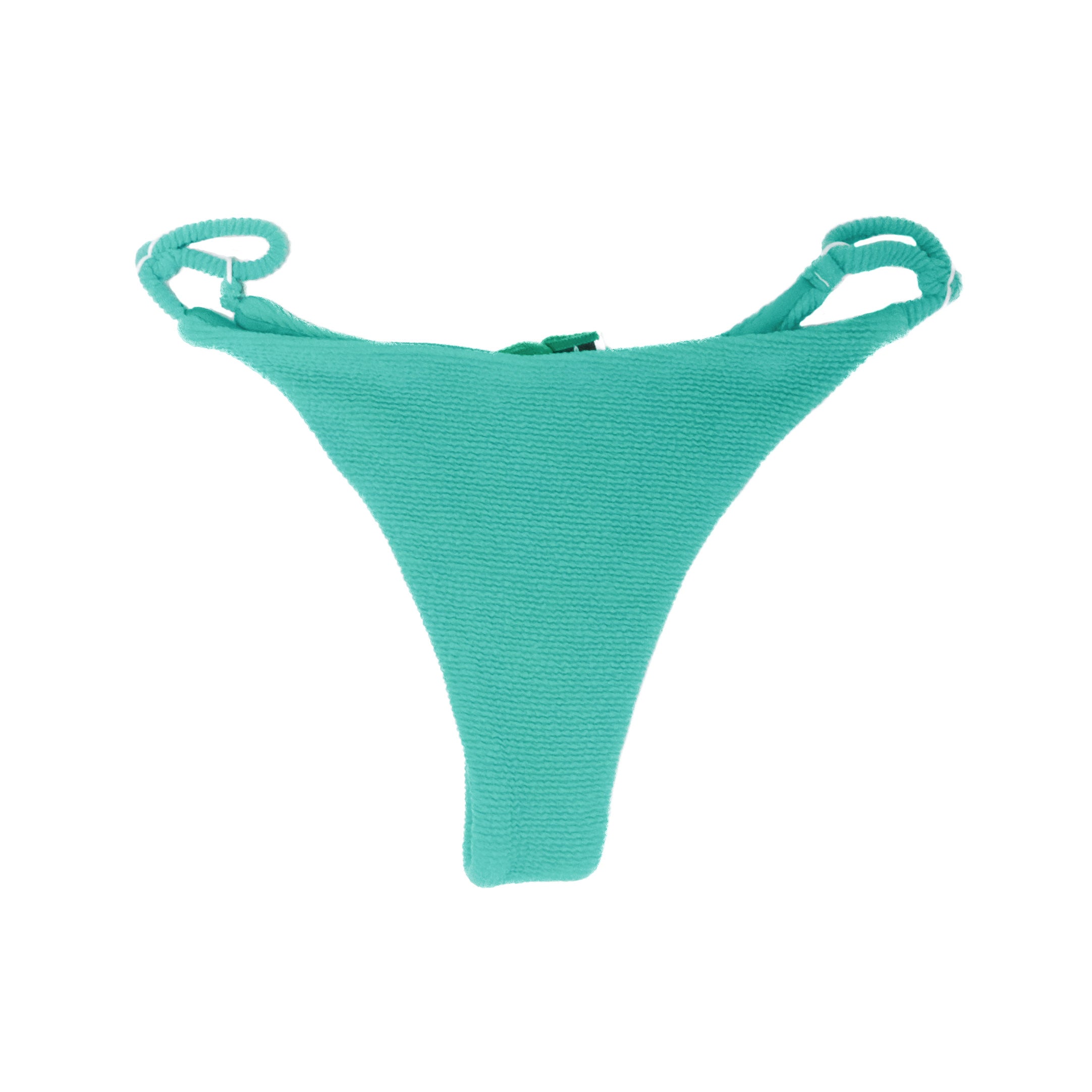 Womens Fat Script Highwire Bikini Bottom, Emerald