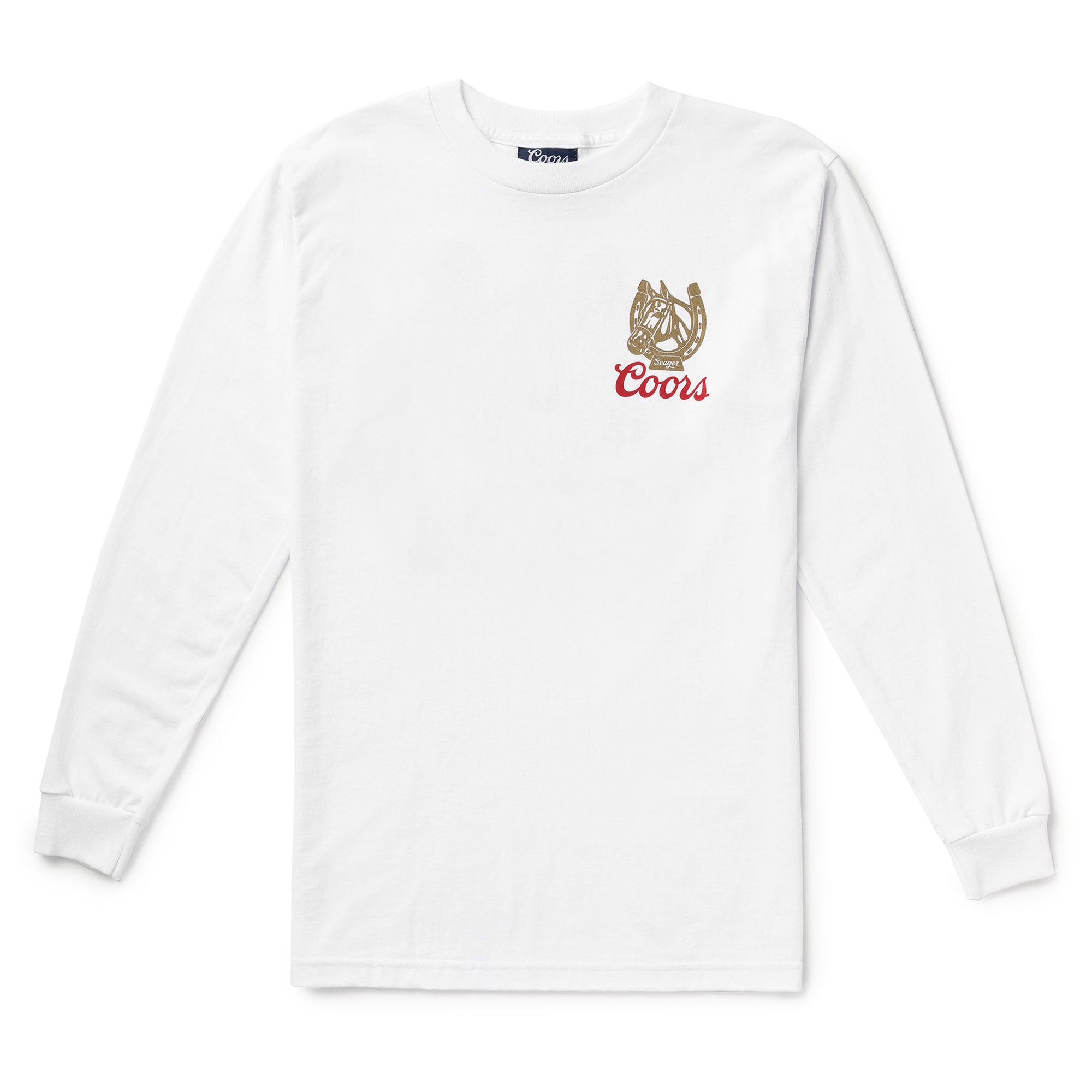 Seager x Coors Banquet Legacy L/S Tee - White