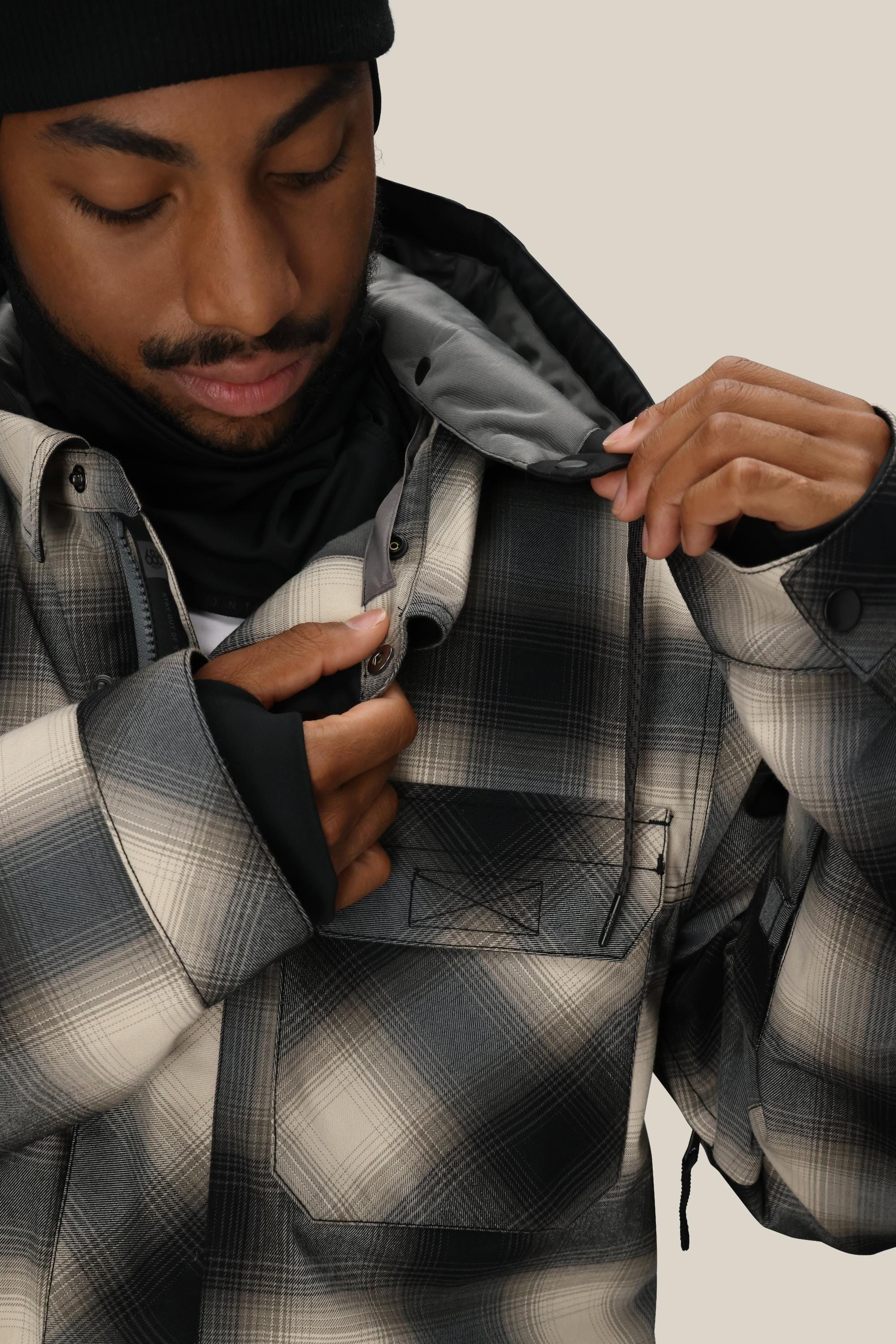Woodland Insulated Jacket - Limestone Plaid