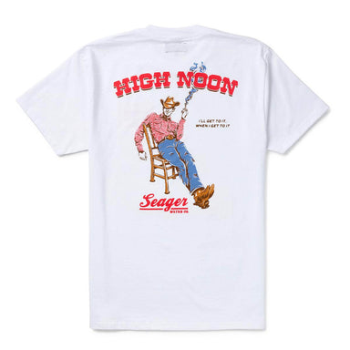 Seager - High Noon Tee White - White