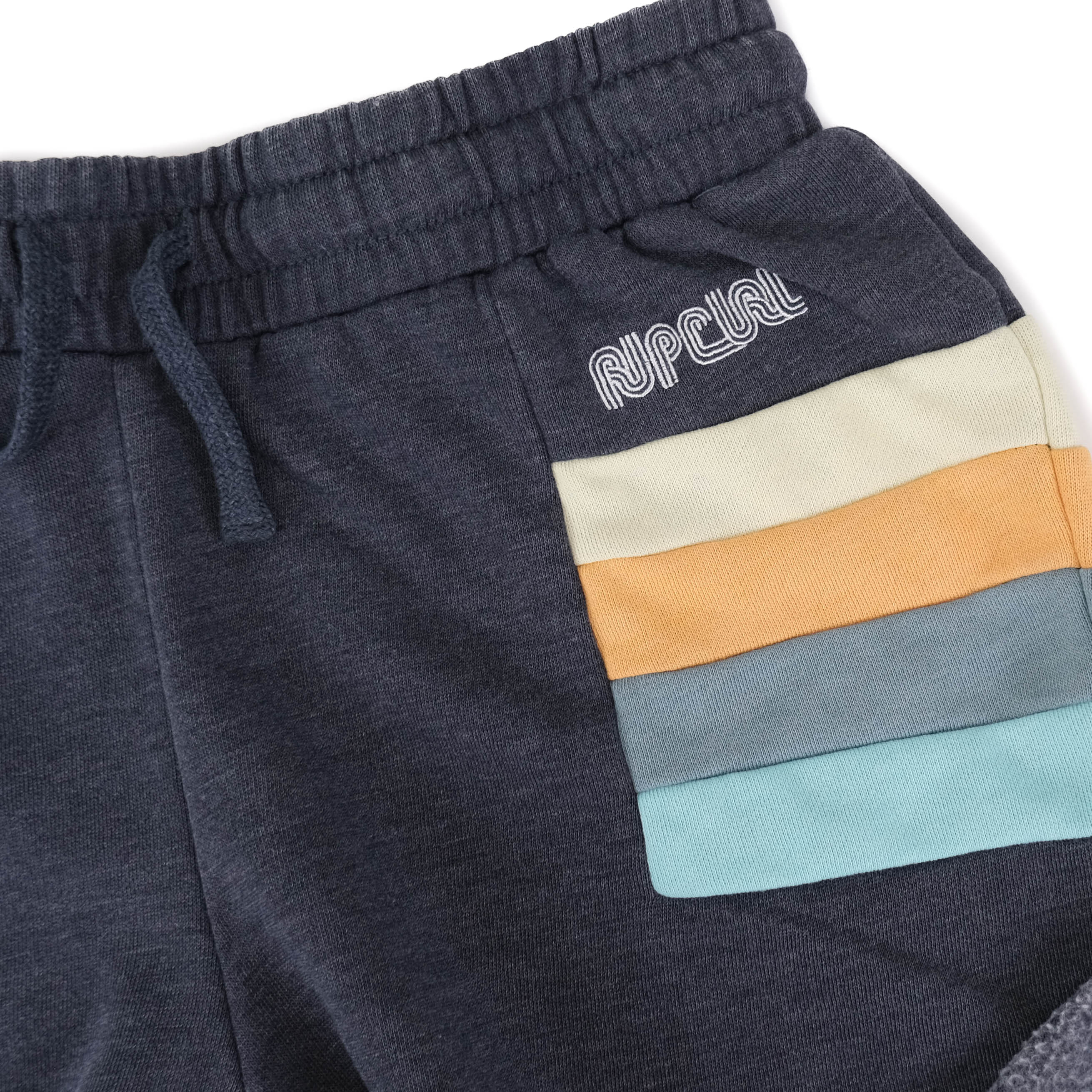 Womens Block Party Track Short - Navy