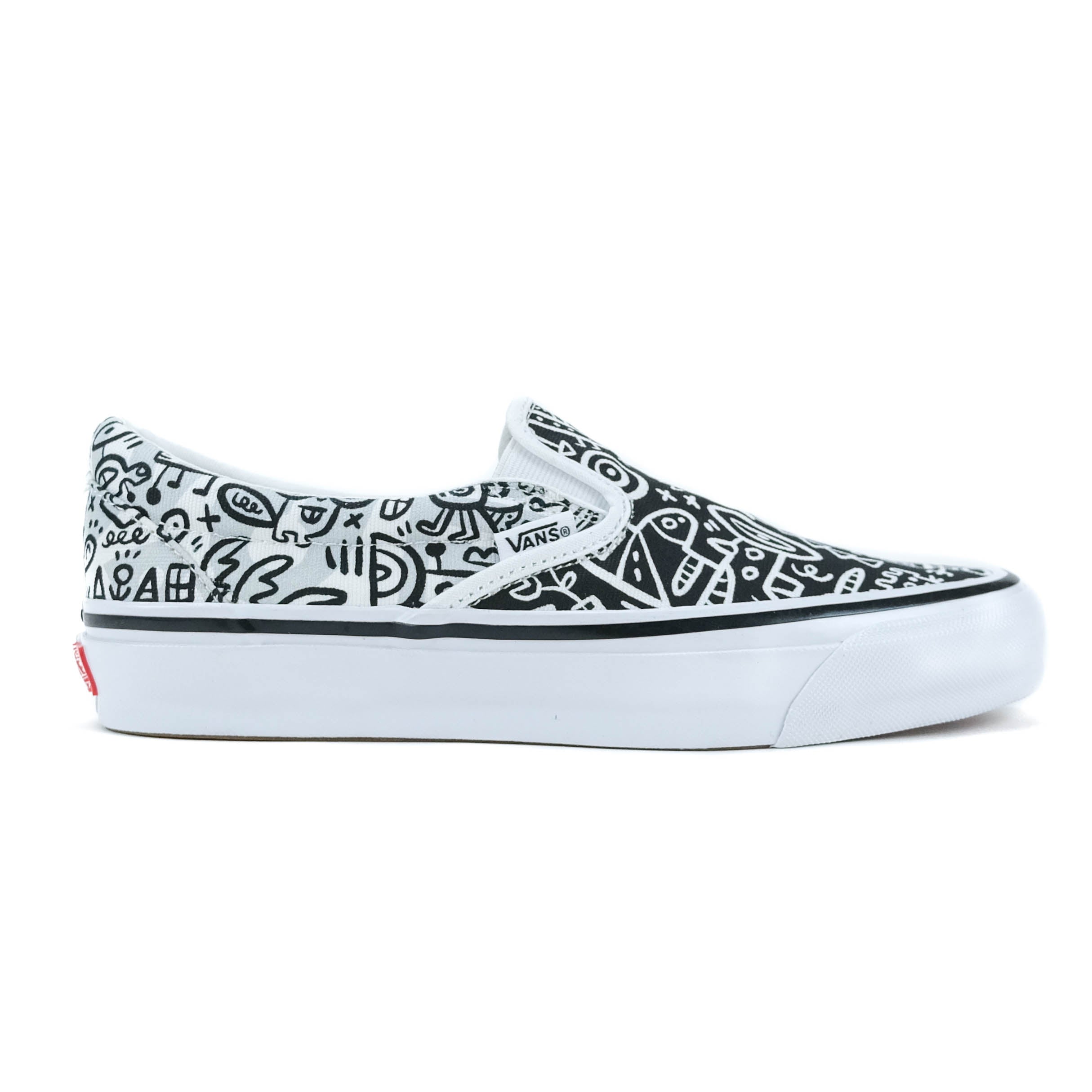 Slip-On LX Brady - Blk/Wht