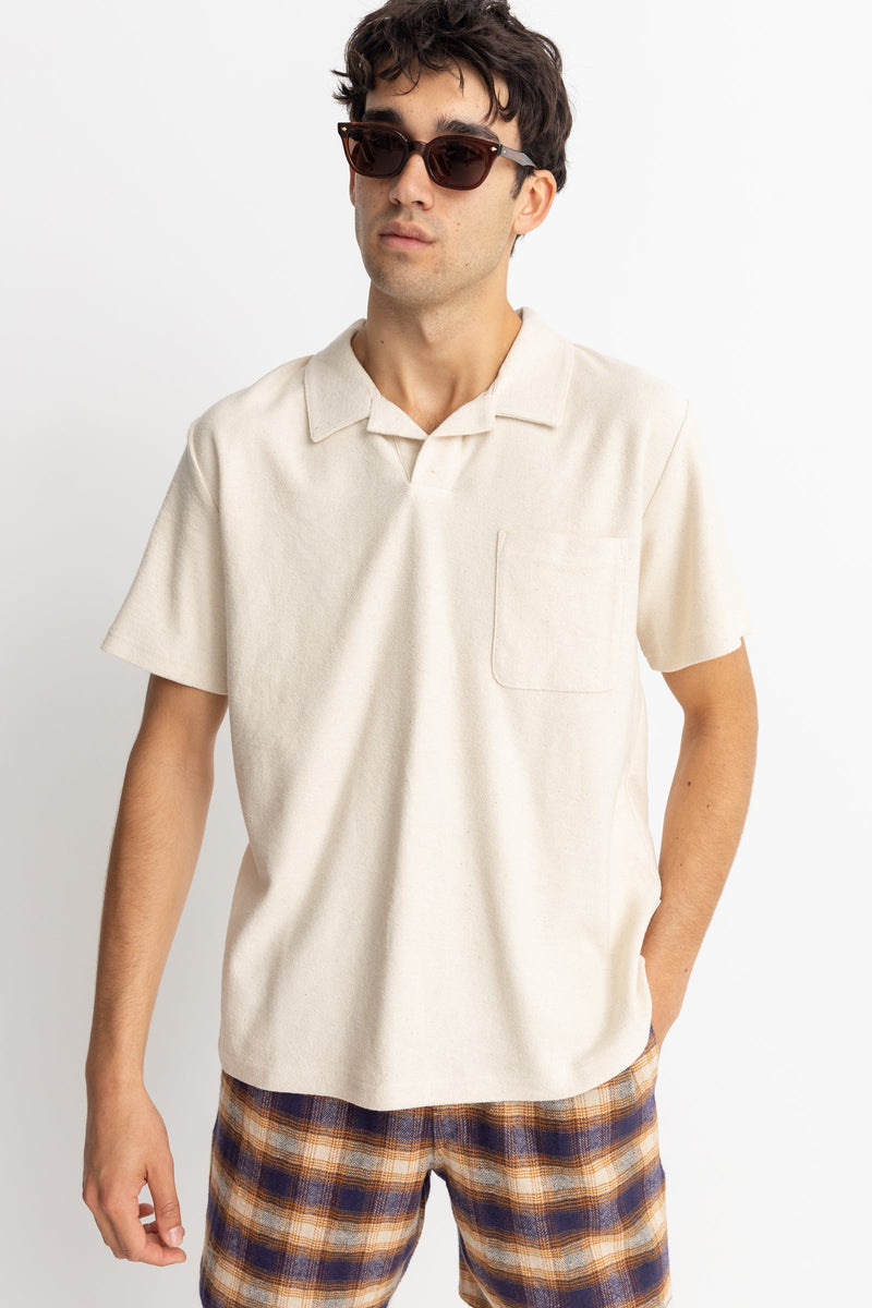 Vintage Terry polo - Natural