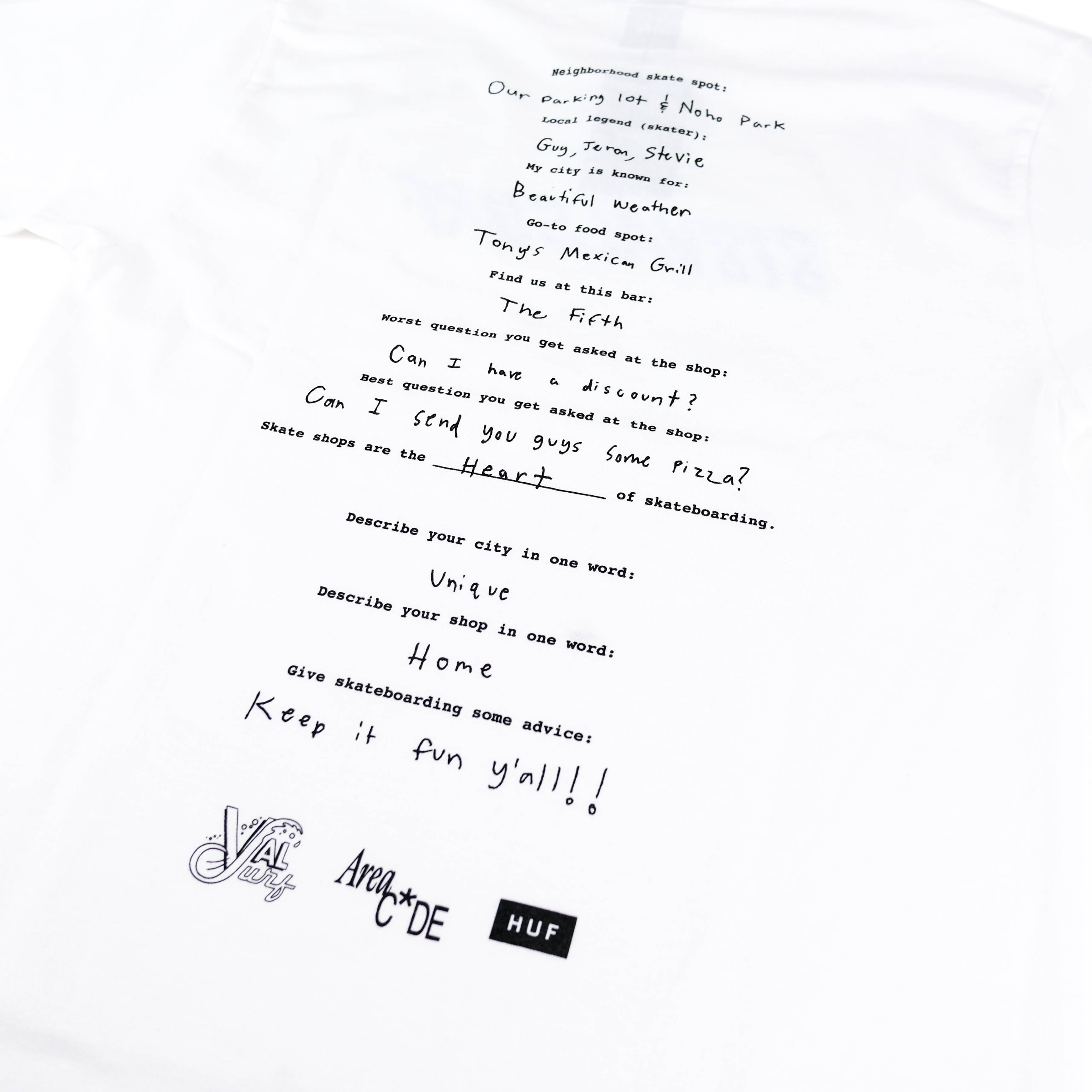 818 Val Surf S/S Tee - White