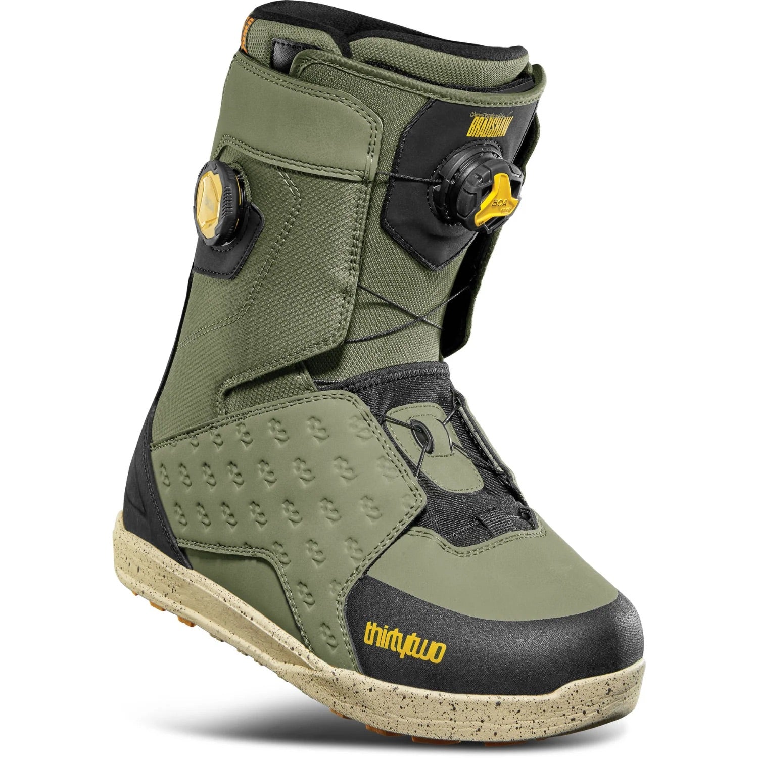 Lashed Bradshaw Double BOA - Olive/Black