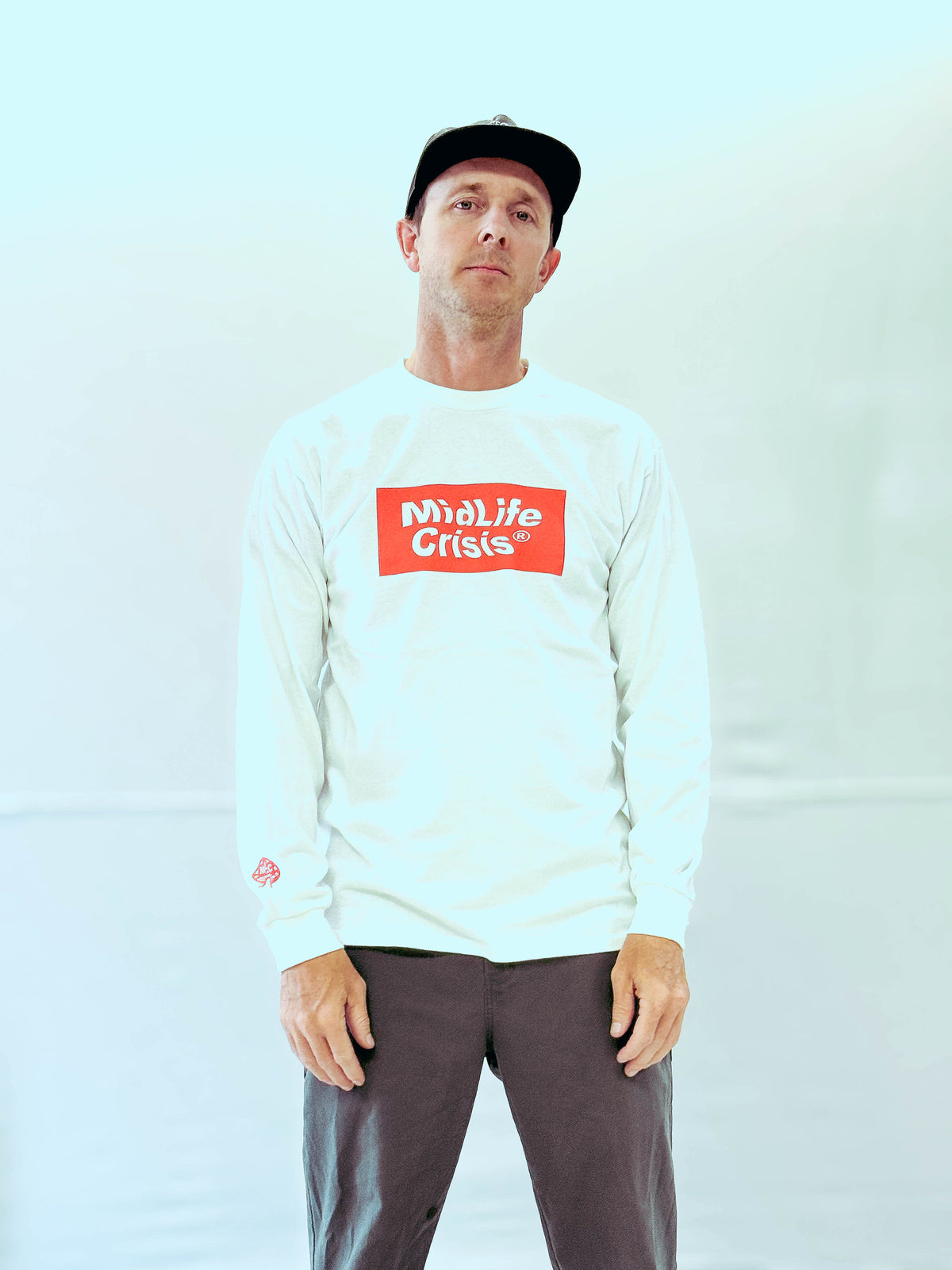 Block Long Sleeve, White