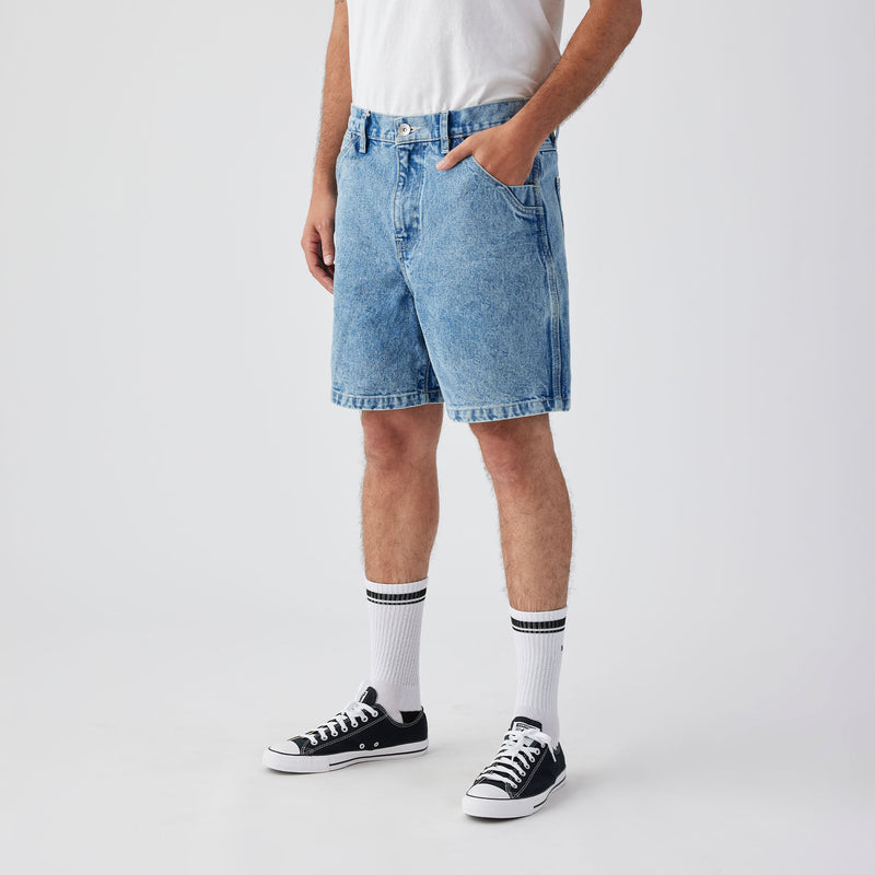 Sandstone Denim Shorts - Light Wash Denim