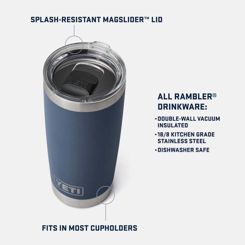 Rambler 20oz Tumbler MS - Tan Camo