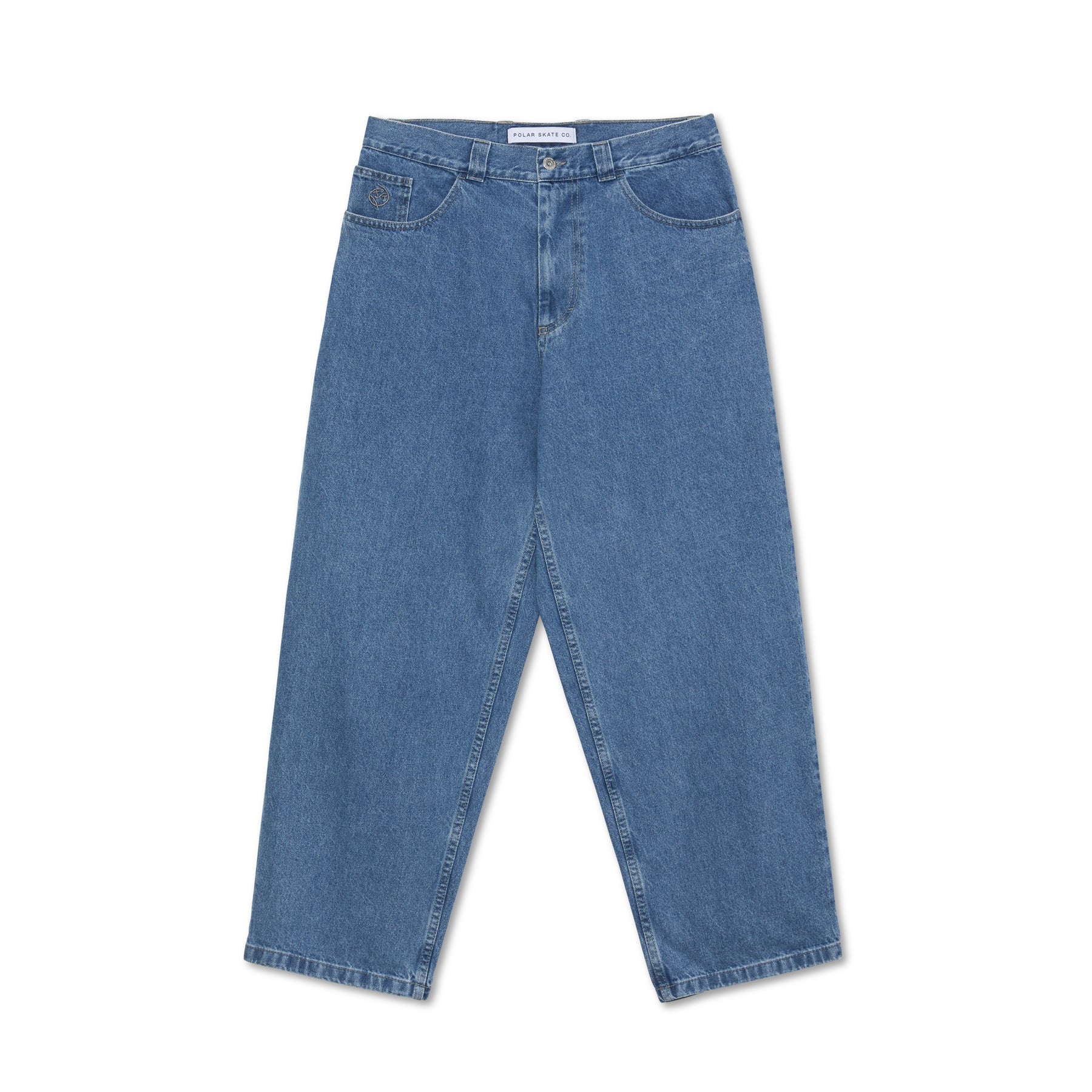 Big Boy Pants -Mid Blue